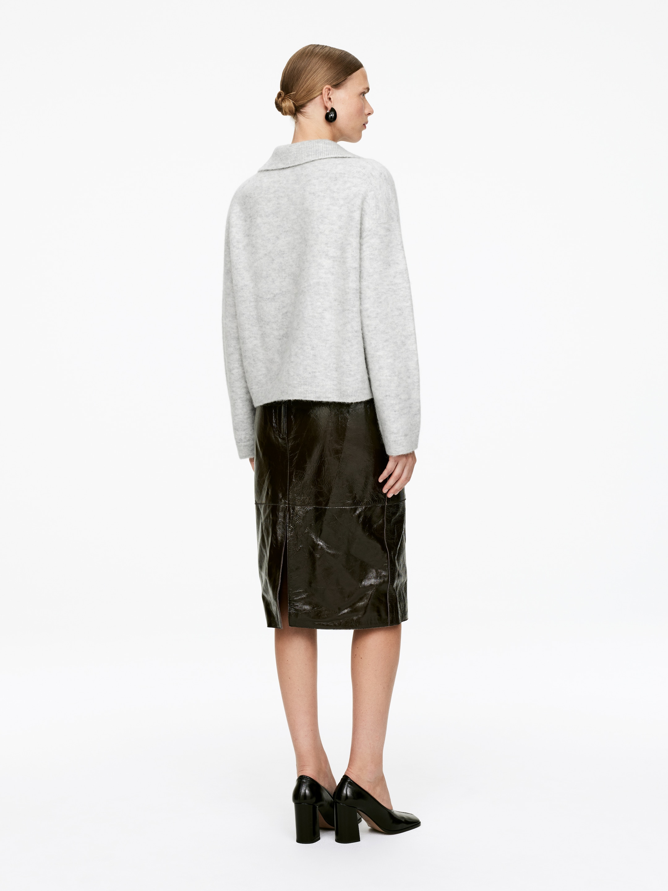 Grösseres Bild ansehen: Pullover aus Alpakawolle und Wolle - Graumeliert - DAMEN | H&M CH 4
