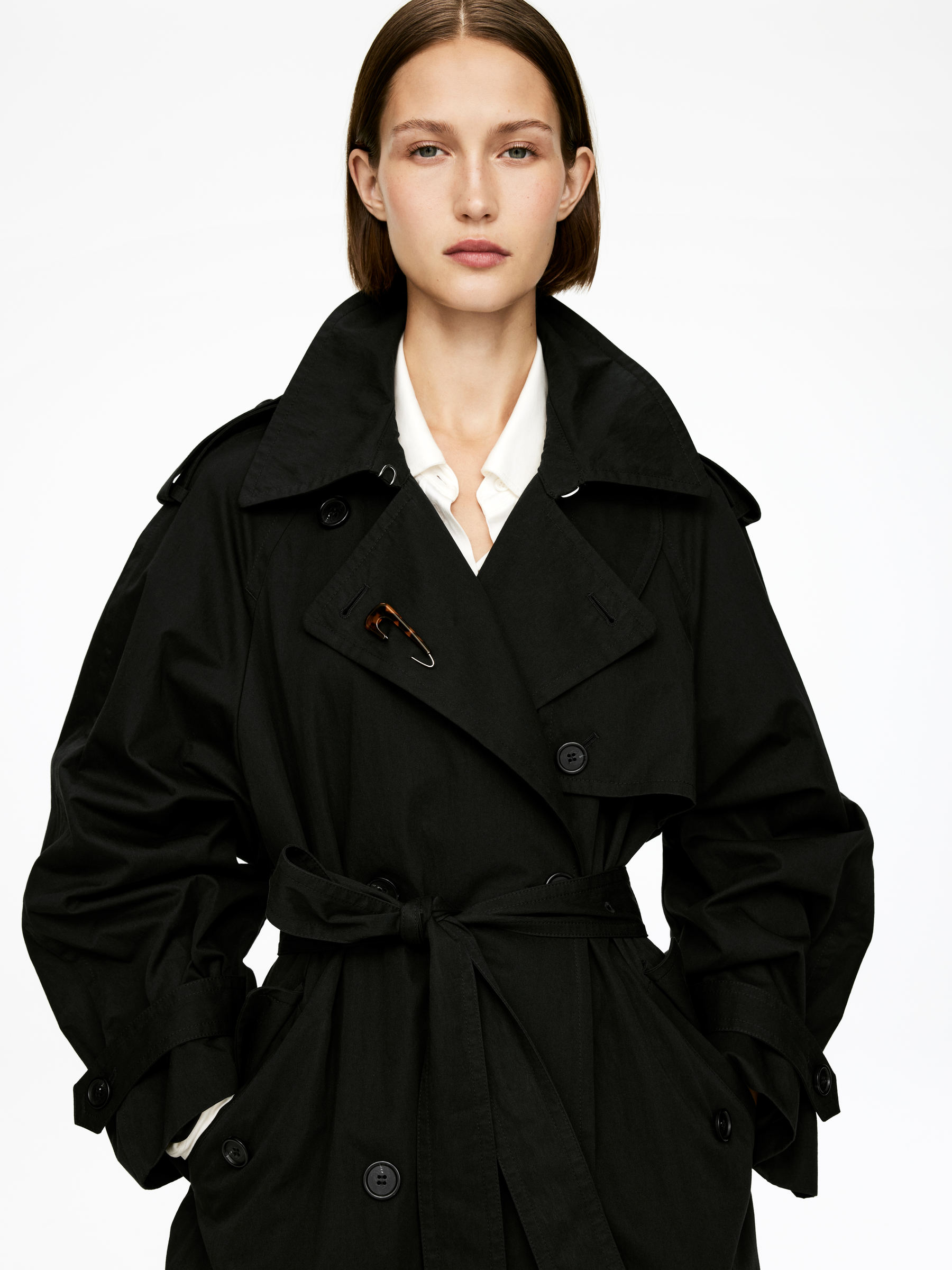 Sköldpaddsmönstrad brosch - Sköldpaddsmönstrad/brun - Women - StillMedia/Lookbook - 4