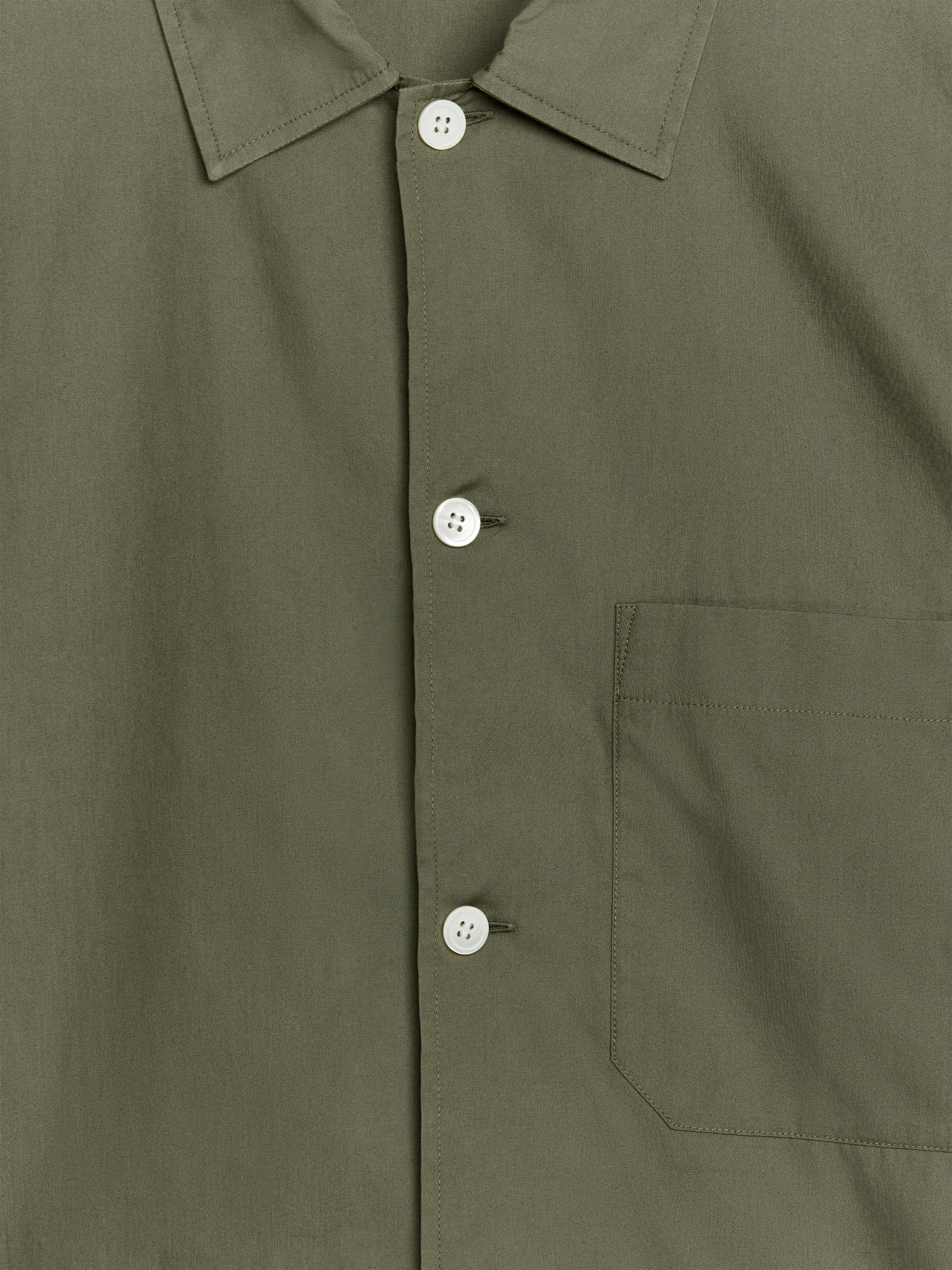 Legeres Popeline-Hemd - Khaki - Regular Fit - Herren - StillMedia/DescriptiveDetail - 2