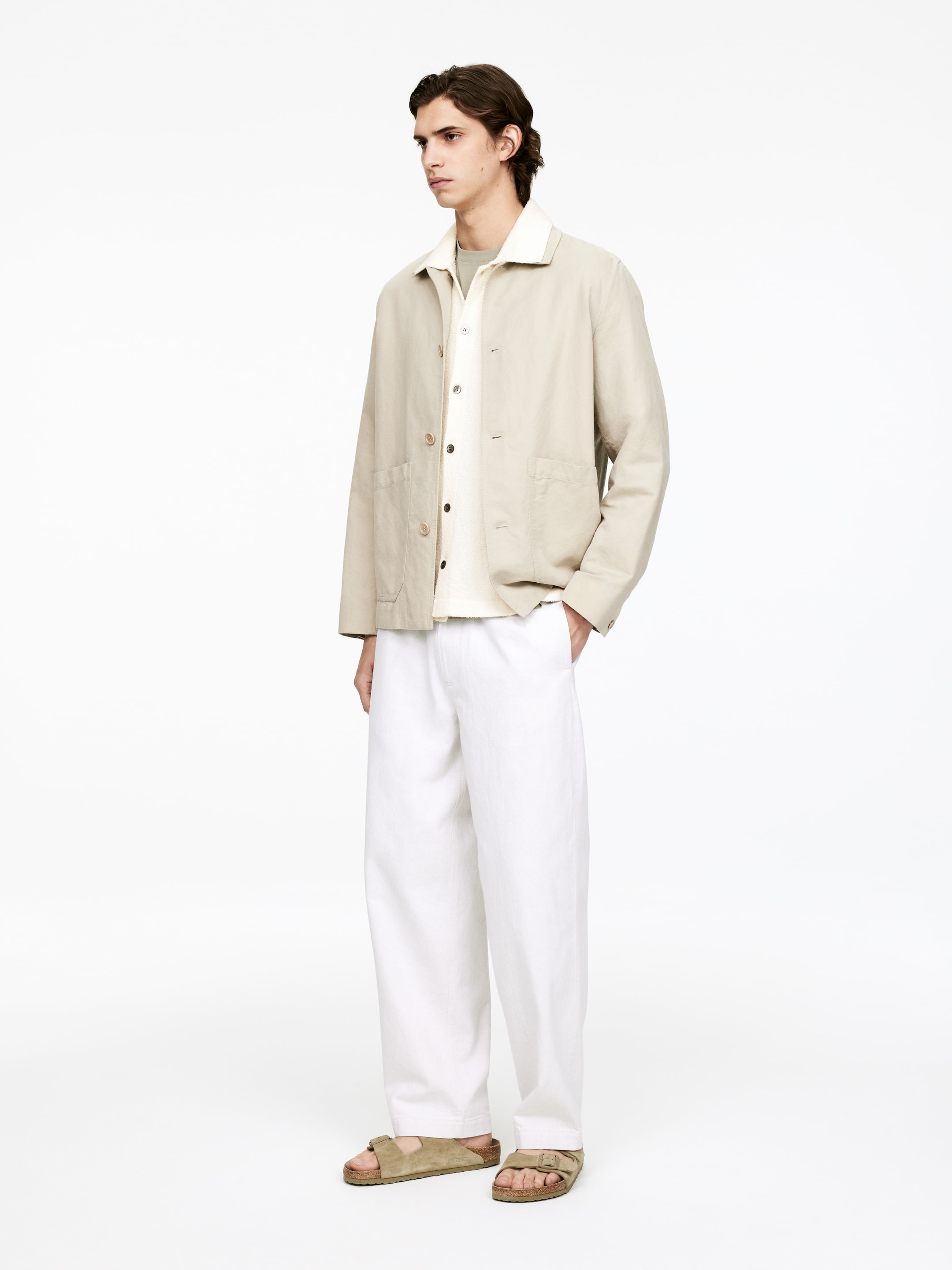 Zobrazit větší obrázek: Jemně pletené polotričko - Off White - MUŽI | H&M CZ 4