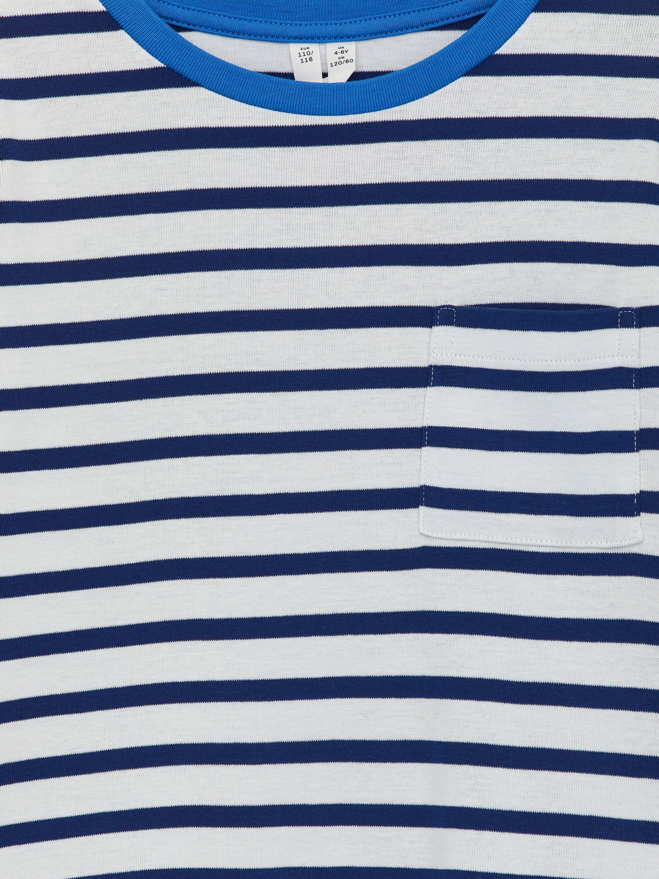 Long-Sleeved T-Shirt - White/Dark Blue - Regular fit - Children - StillMedia/DescriptiveDetail - 5