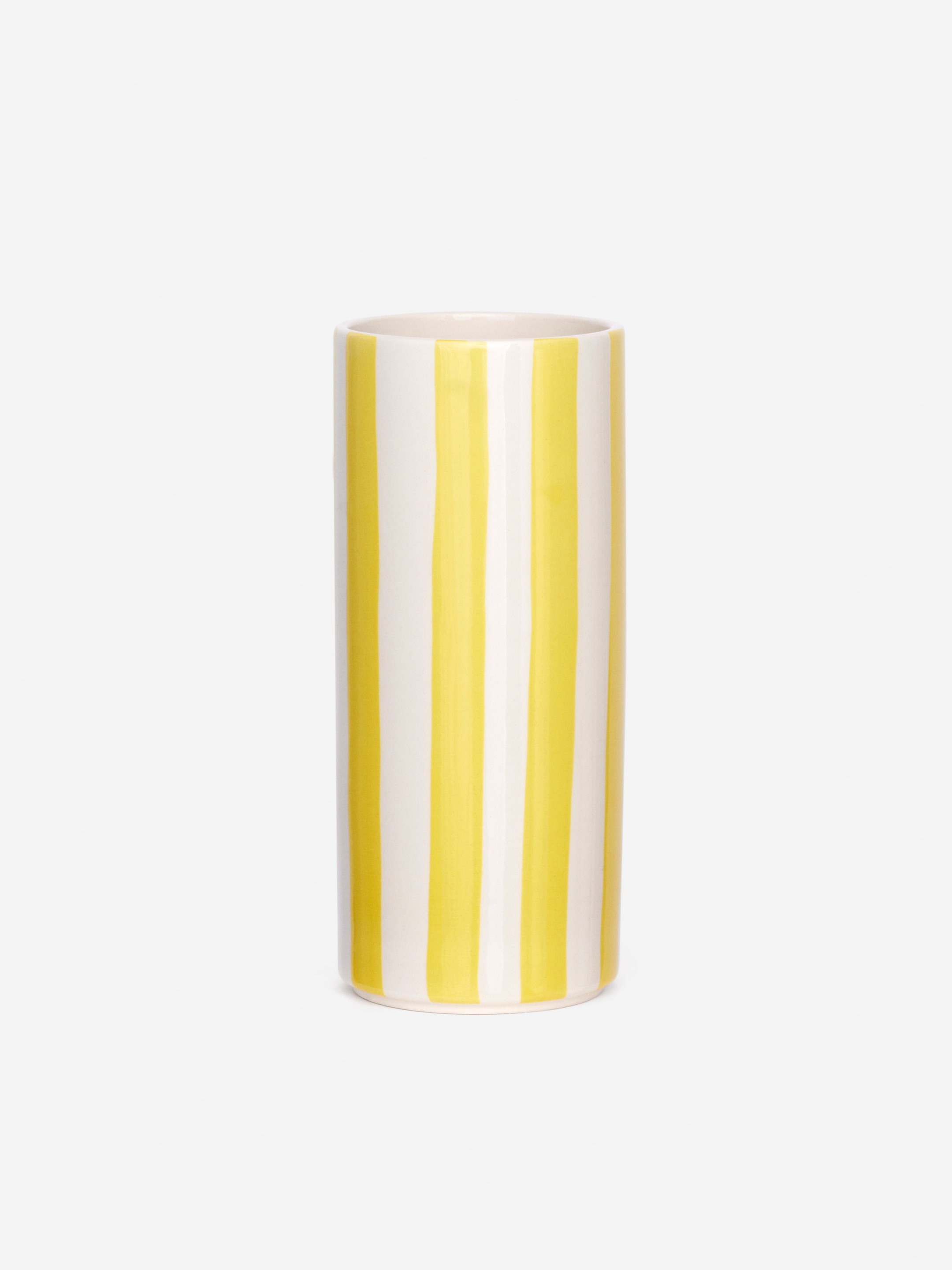 Visualizza immagine più grande: Vaso in grès porcellanato da 23 cm - Giallo/Bianco - HOME | H&M IT 1