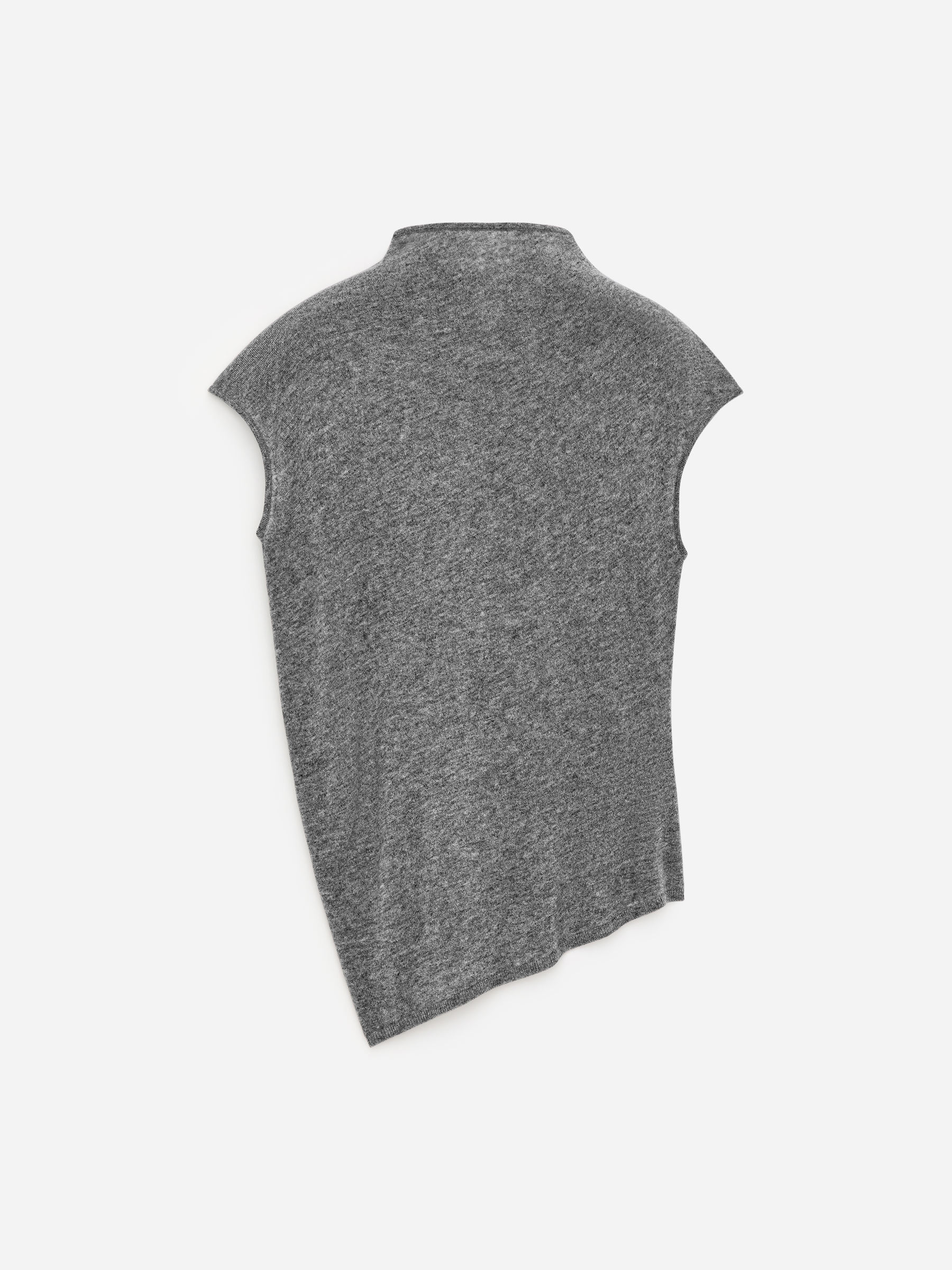 Pure Cashmere Draped Top - Grey - Regular fit - Women - StillMedia/DescriptiveStillLife - 1