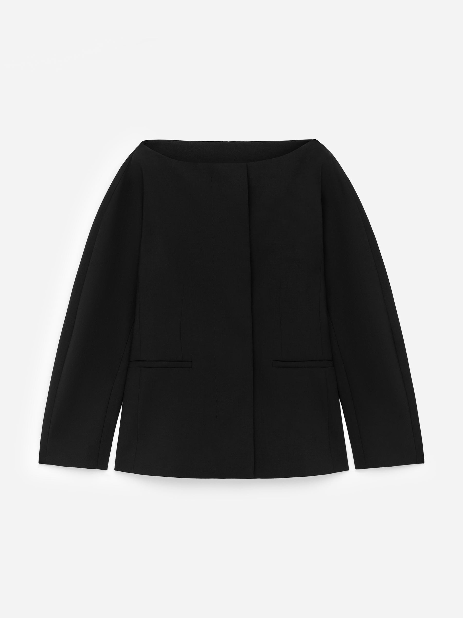 Kavaj med vid ringning-Svart-17169