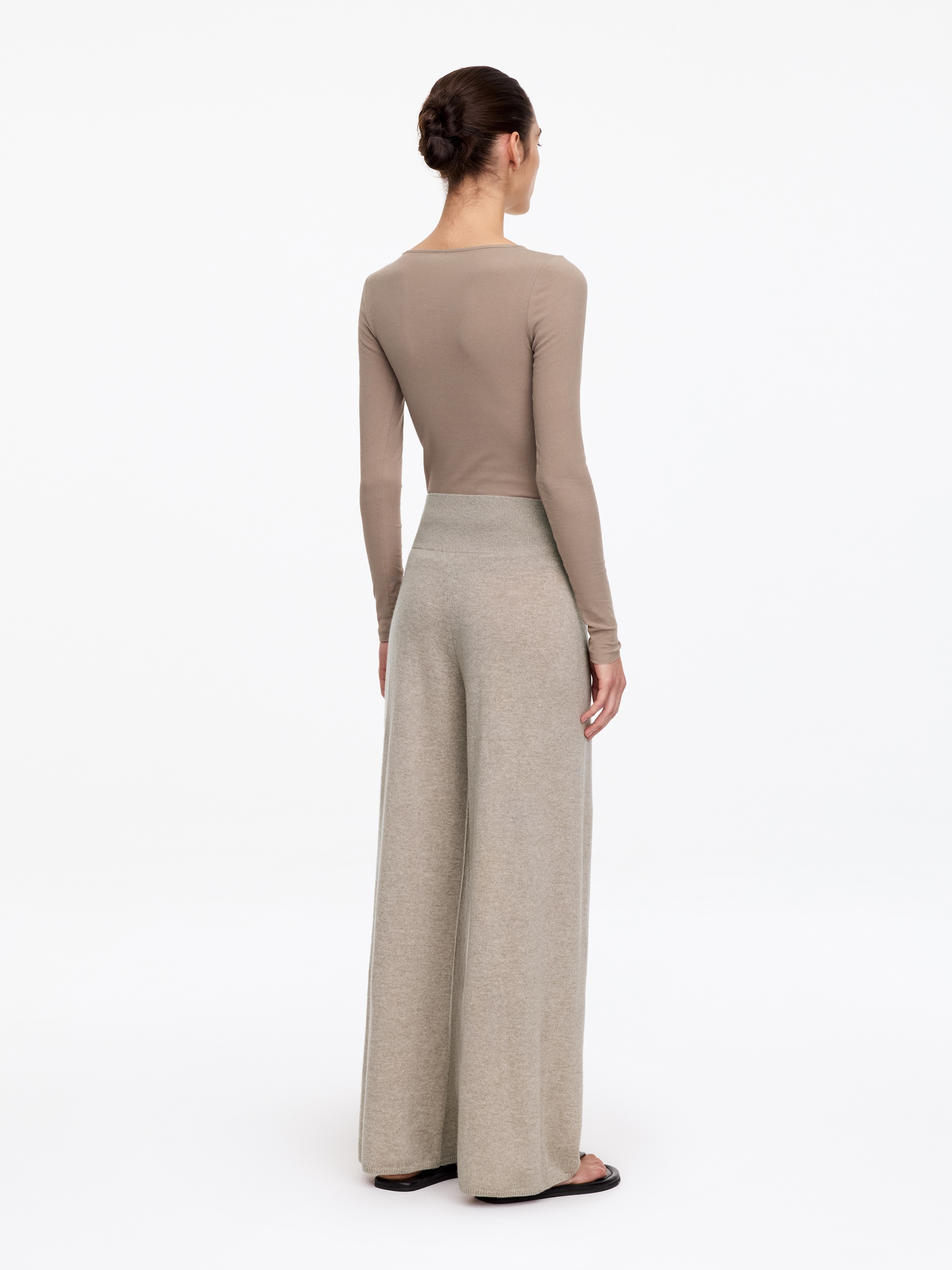 Kaschmirhose - Beige - Regular Fit - women - StillMedia/Lookbook - 5