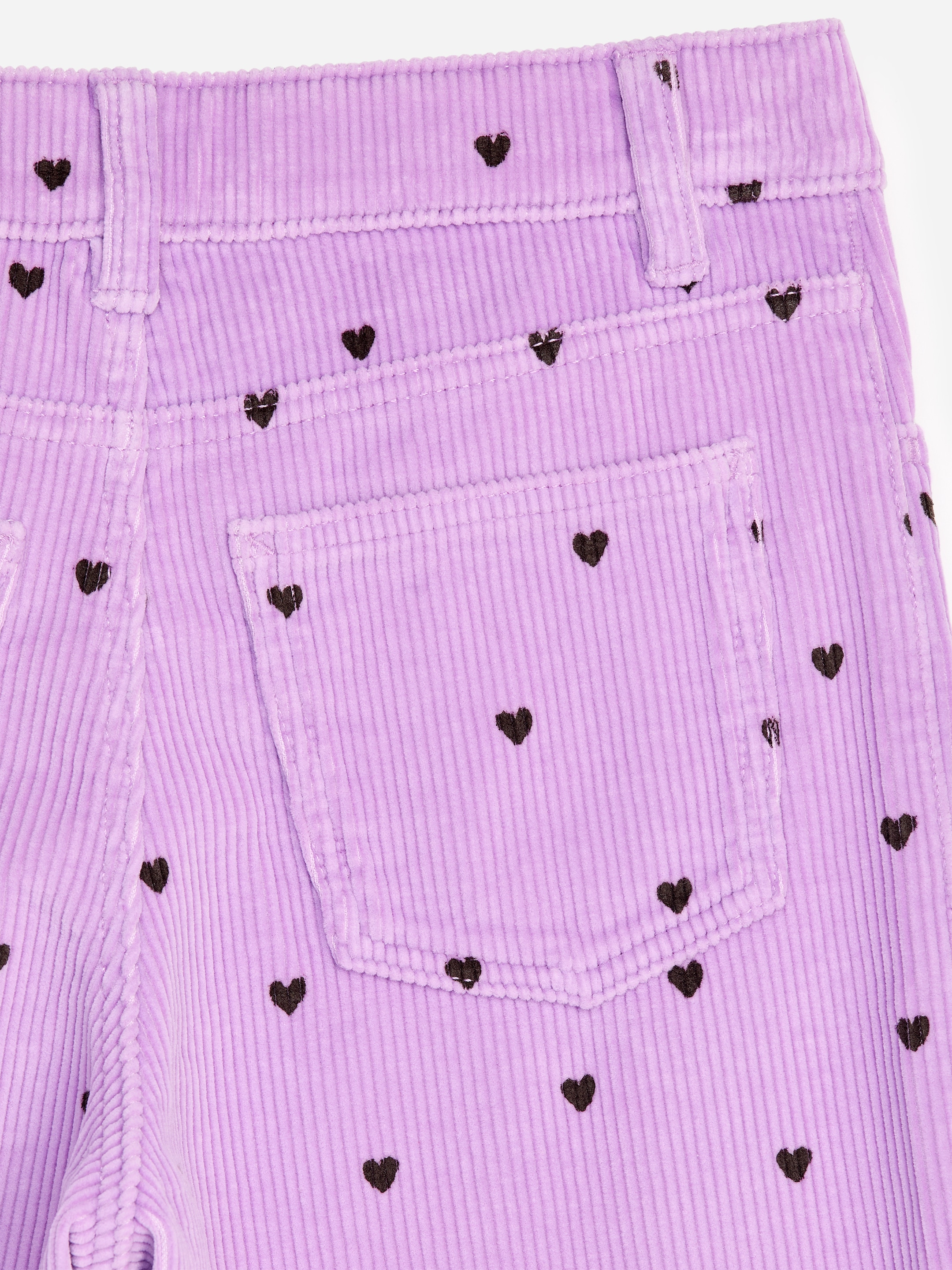 Pantaloni in velluto a coste svasati - Viola - Regular fit - Children - StillMedia/DescriptiveDetail - 1