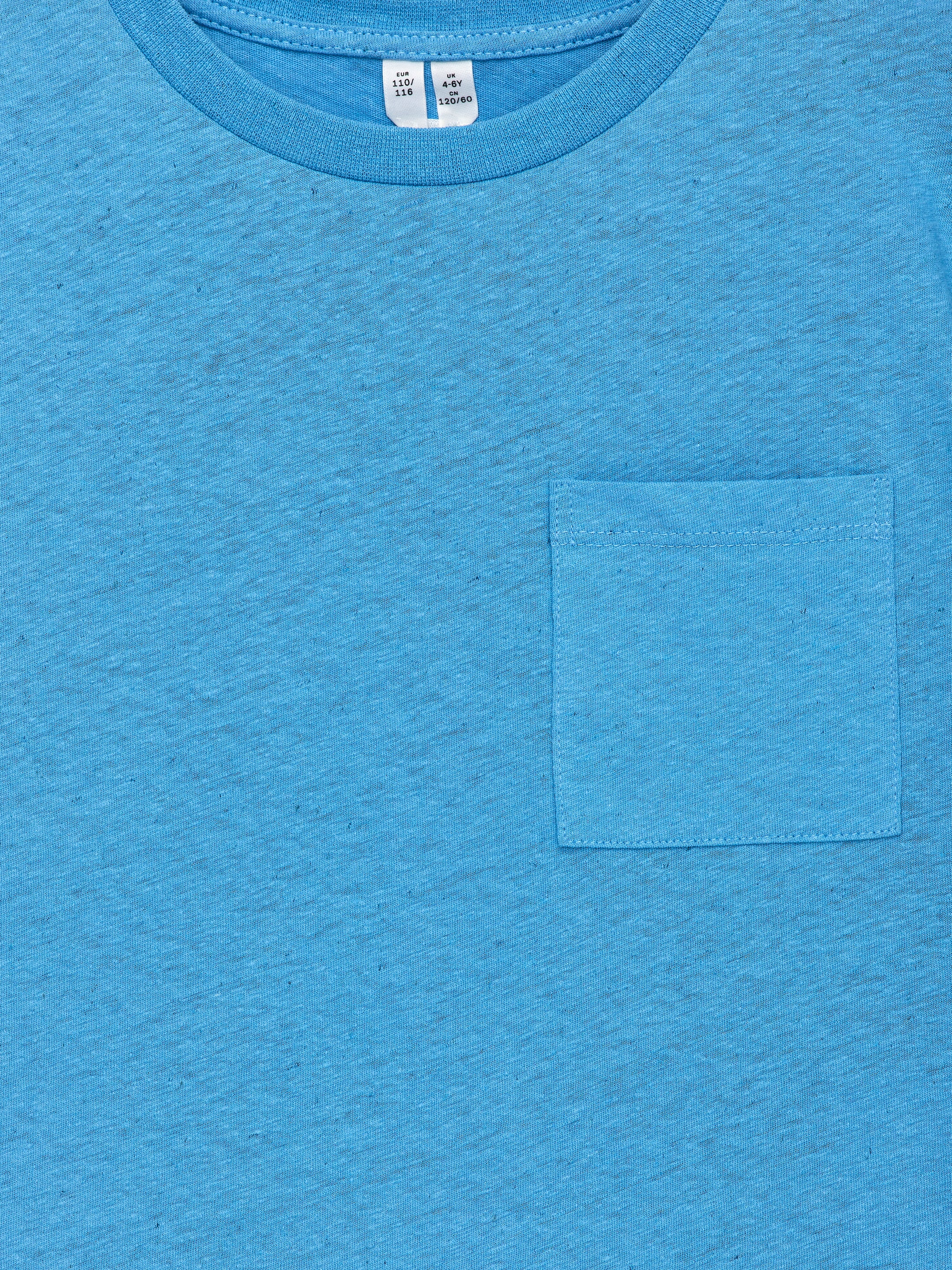 Agrandir l'image: T-shirt en coton et lin - Turquoise - ENFANT | H&M FR 3