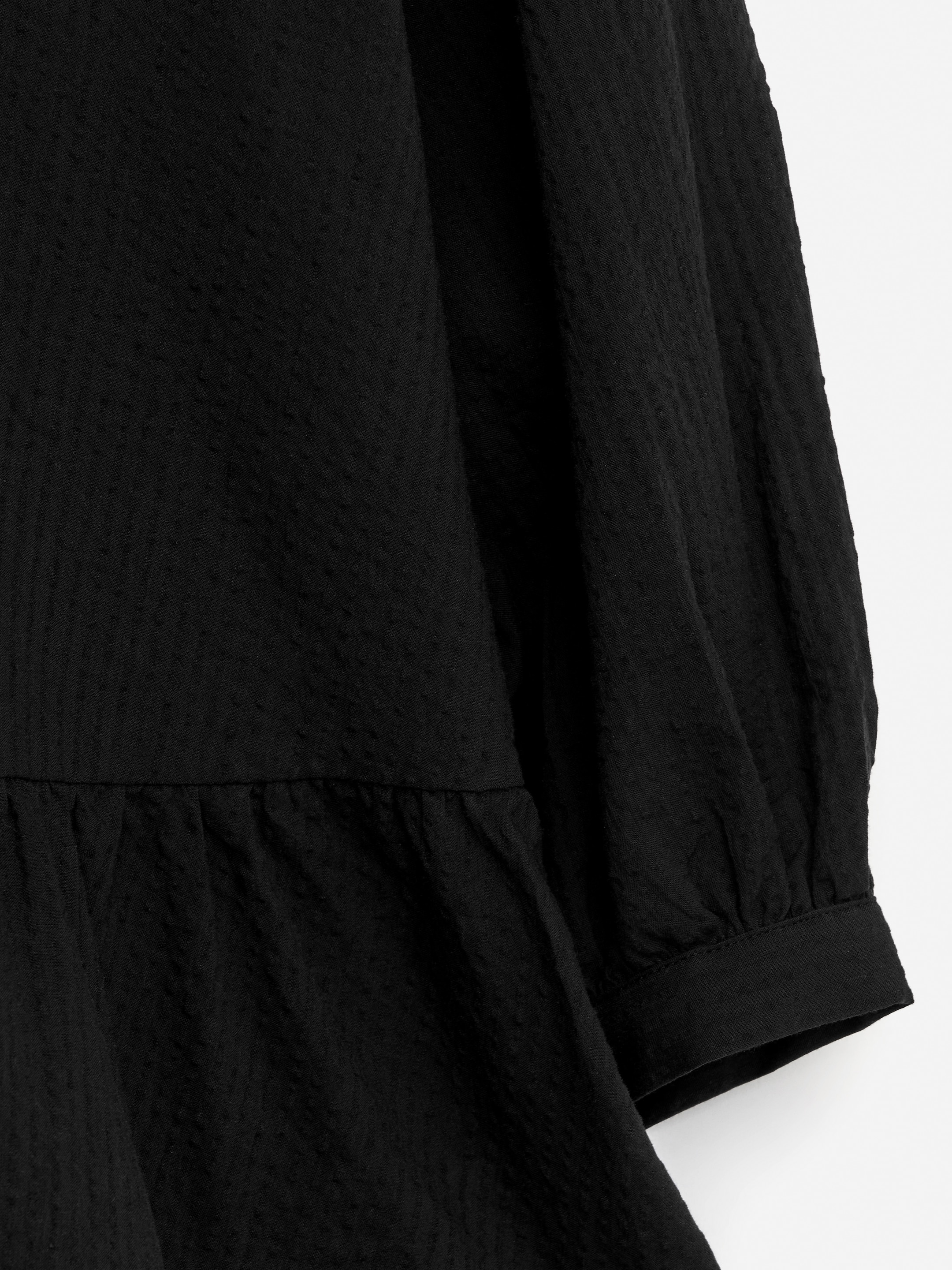 Linen-Cotton Dress - Black - Regular fit - Women - StillMedia/DescriptiveDetail - 1