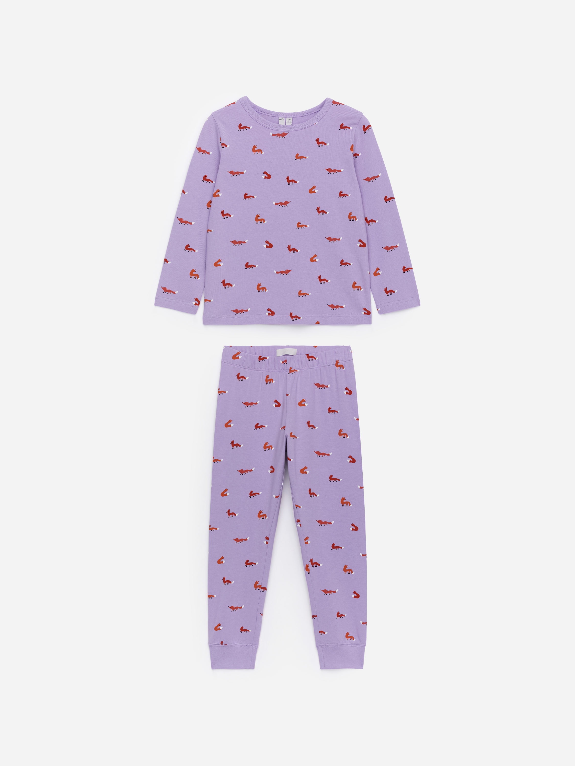 Pyjama aus Jersey-Lila-17415