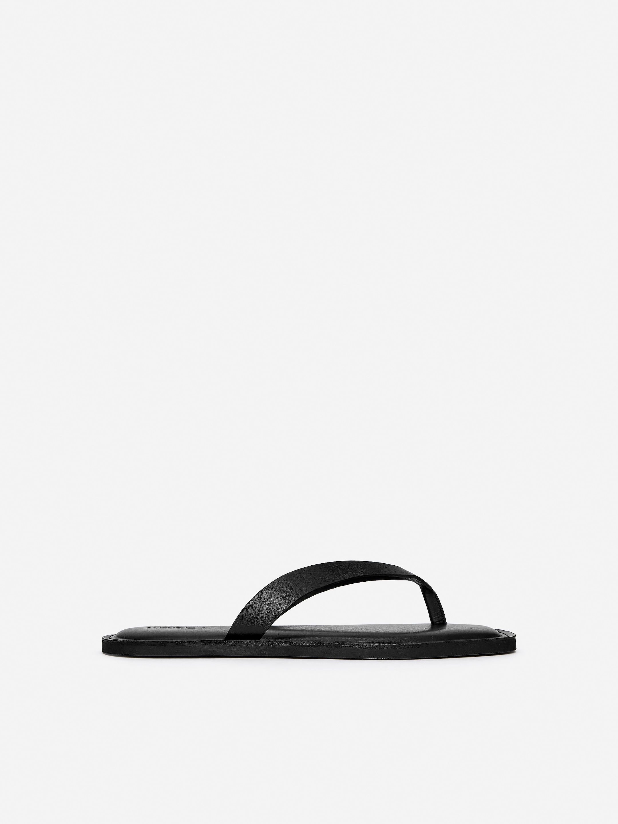Grösseres Bild ansehen: Zehentrenner aus Leder - Schwarz - DAMEN | H&M CH 3