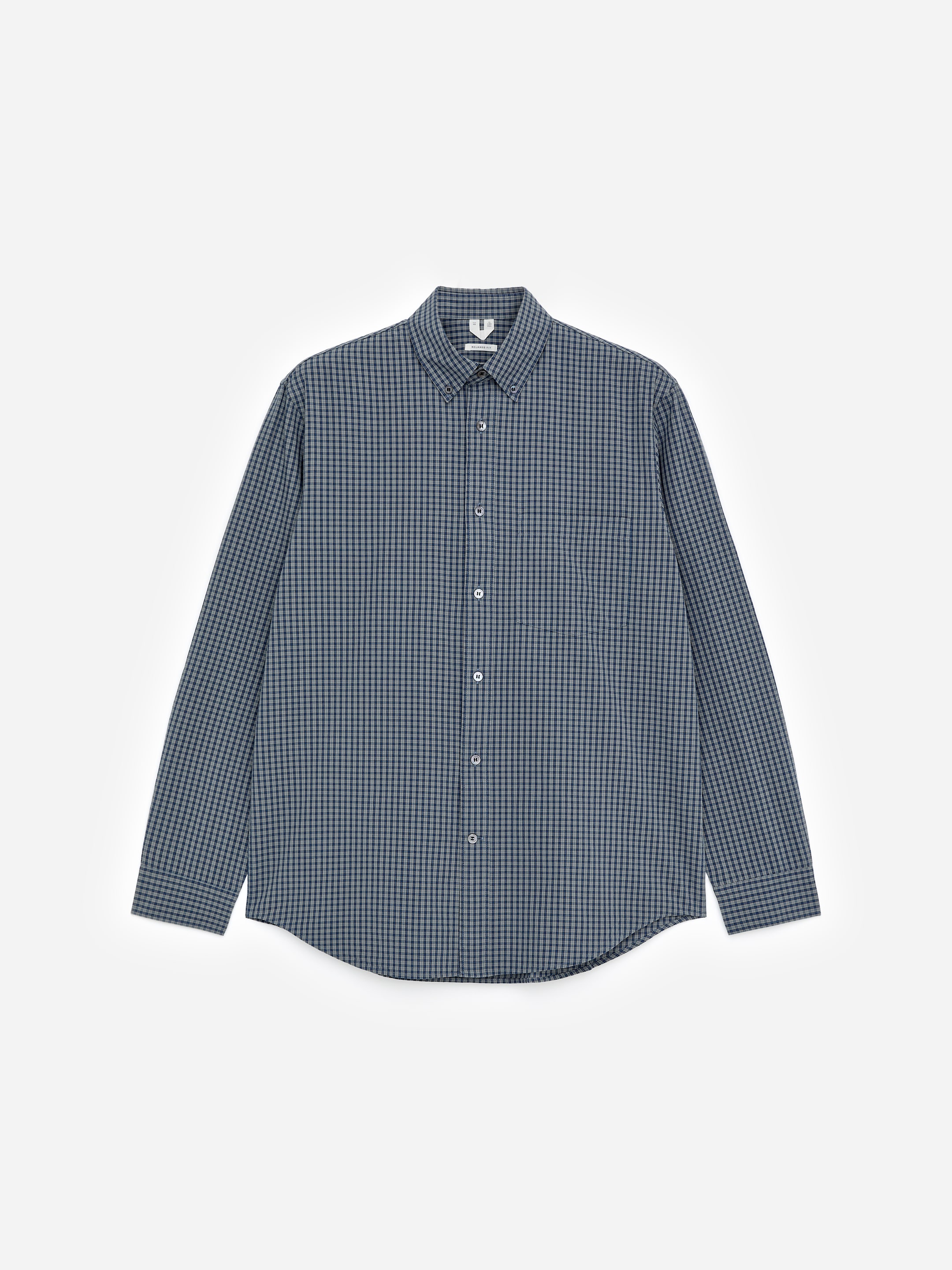 Lockeres Baumwollhemd - Taubenblau - Regular Fit - men - StillMedia/DescriptiveStillLife - 1