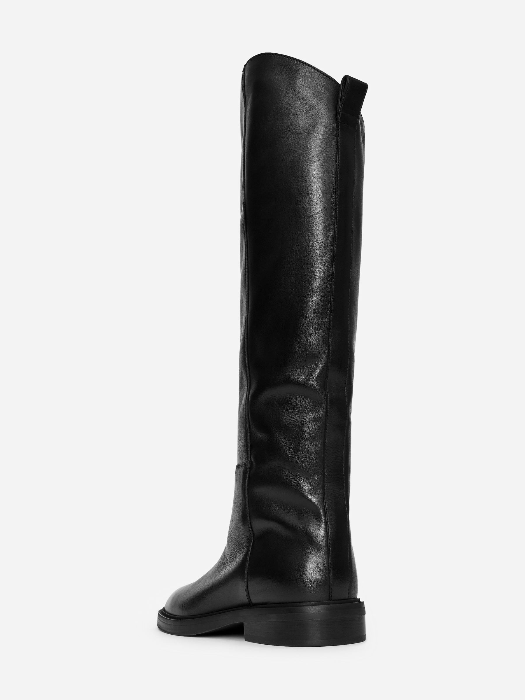 Leather Riding Boots - Black - Women - StillMedia/DescriptiveStillLife - 5