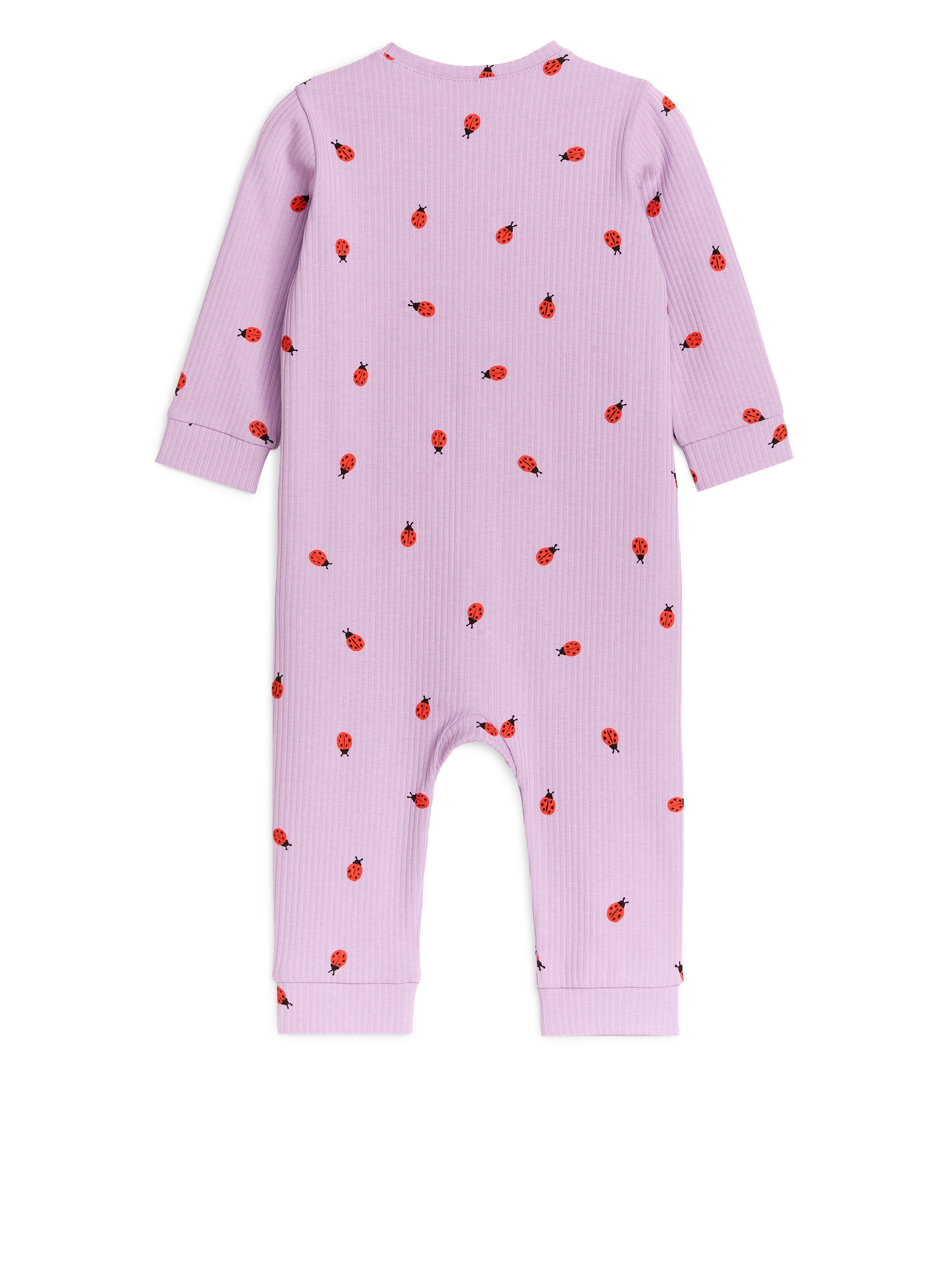 Strampler aus geripptem Jersey - Flieder/Marienkäfer - Regular Fit - Kinder - StillMedia/DescriptiveStillLife - 3