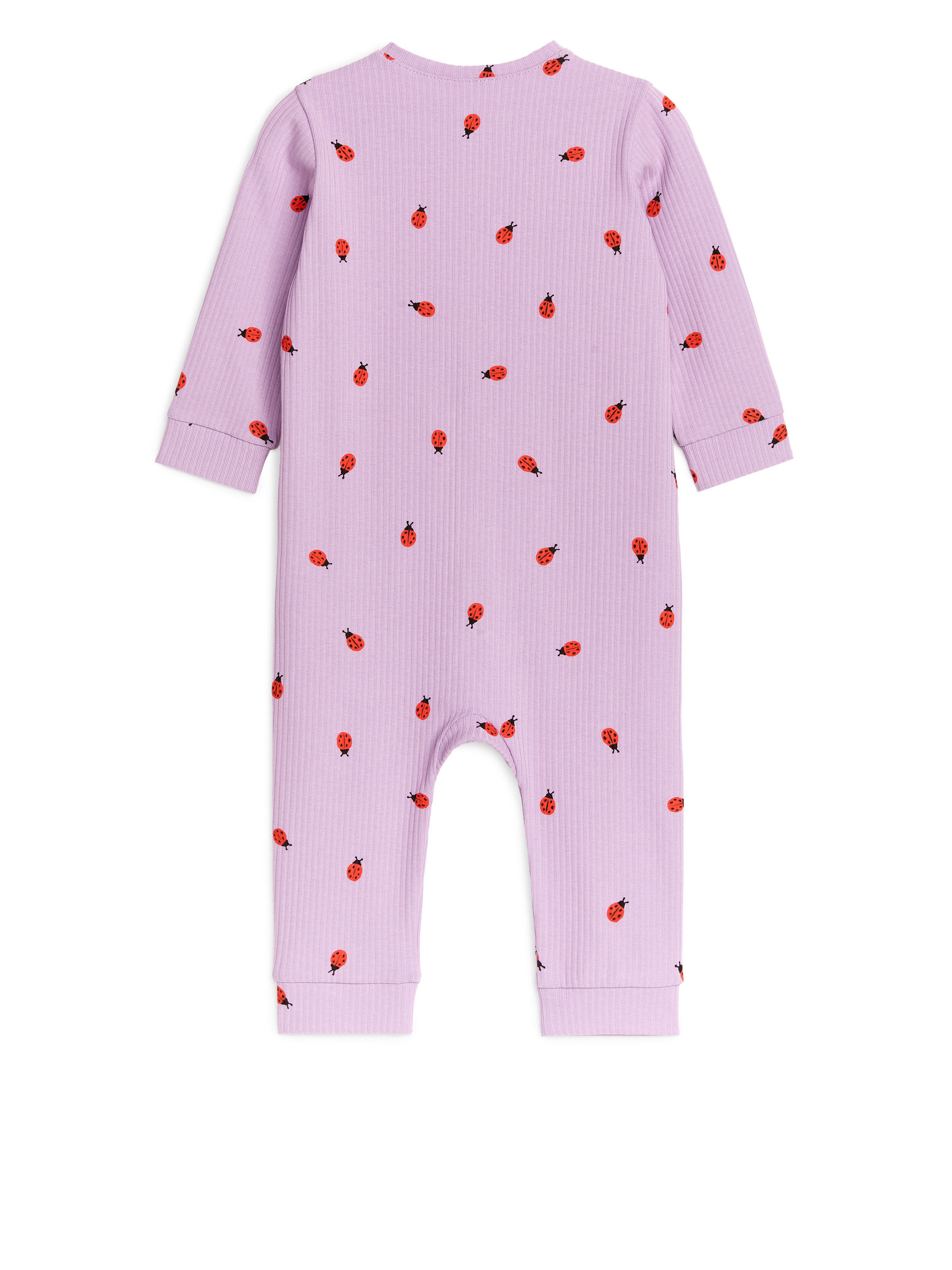 Strampler aus geripptem Jersey - Flieder/Marienkäfer - Regular Fit - Kinder - StillMedia/DescriptiveStillLife - 3