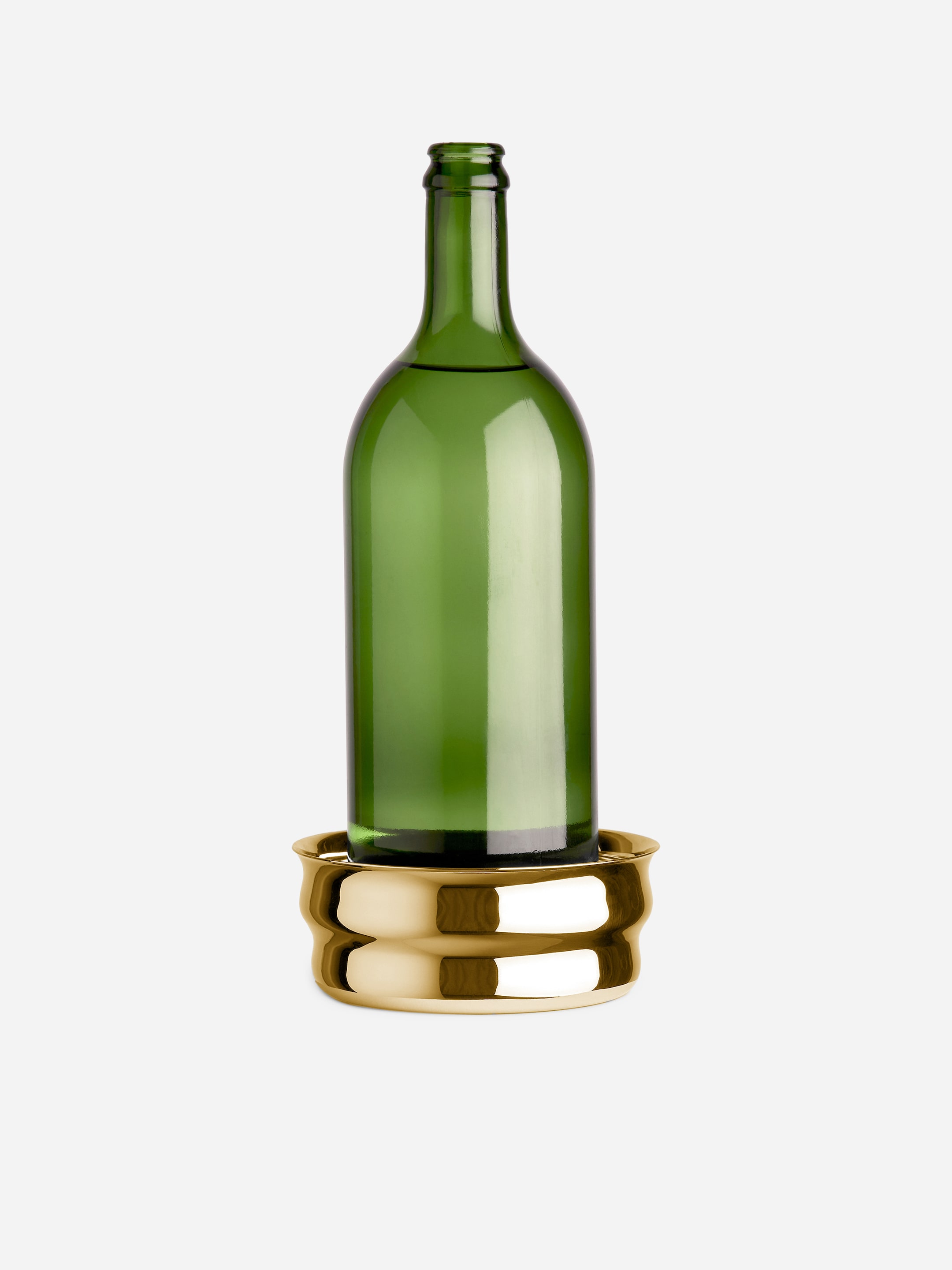 Brass Bottle Coaster - Golden - homeware - StillMedia/DescriptiveStillLife - 2