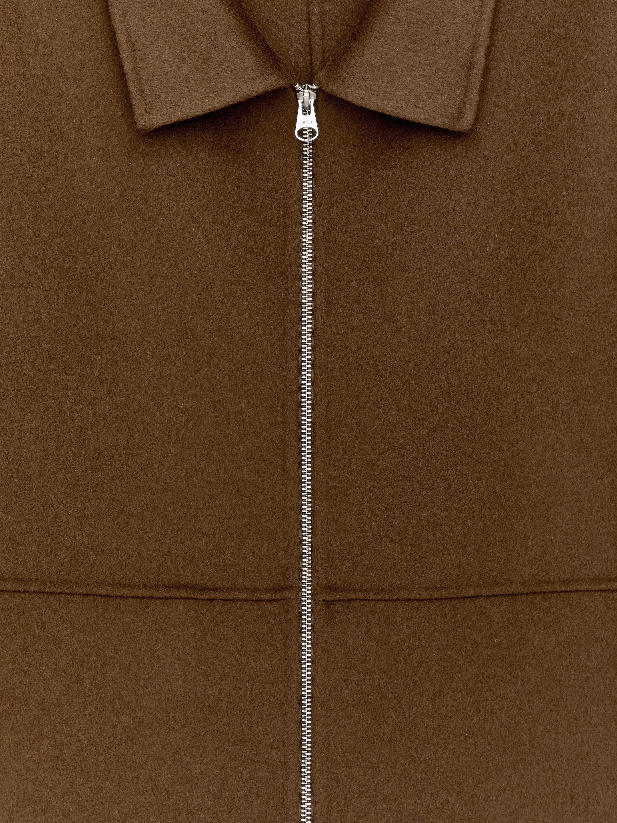 Wool Doublé Jacket - Fudge Brown - Regular fit - Men - StillMedia/DescriptiveDetail - 1