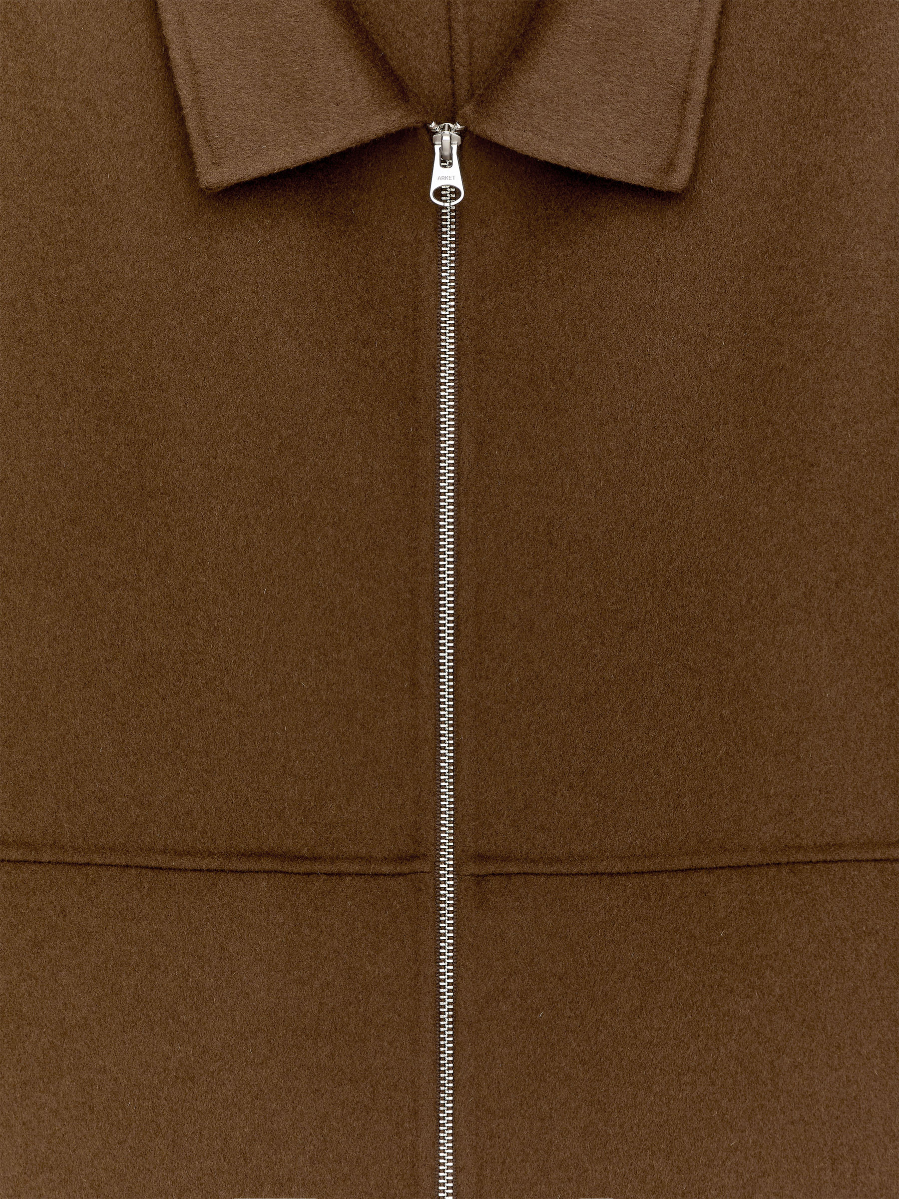 Wool Doublé Jacket - Fudge Brown - Regular fit - Men - StillMedia/DescriptiveDetail - 1