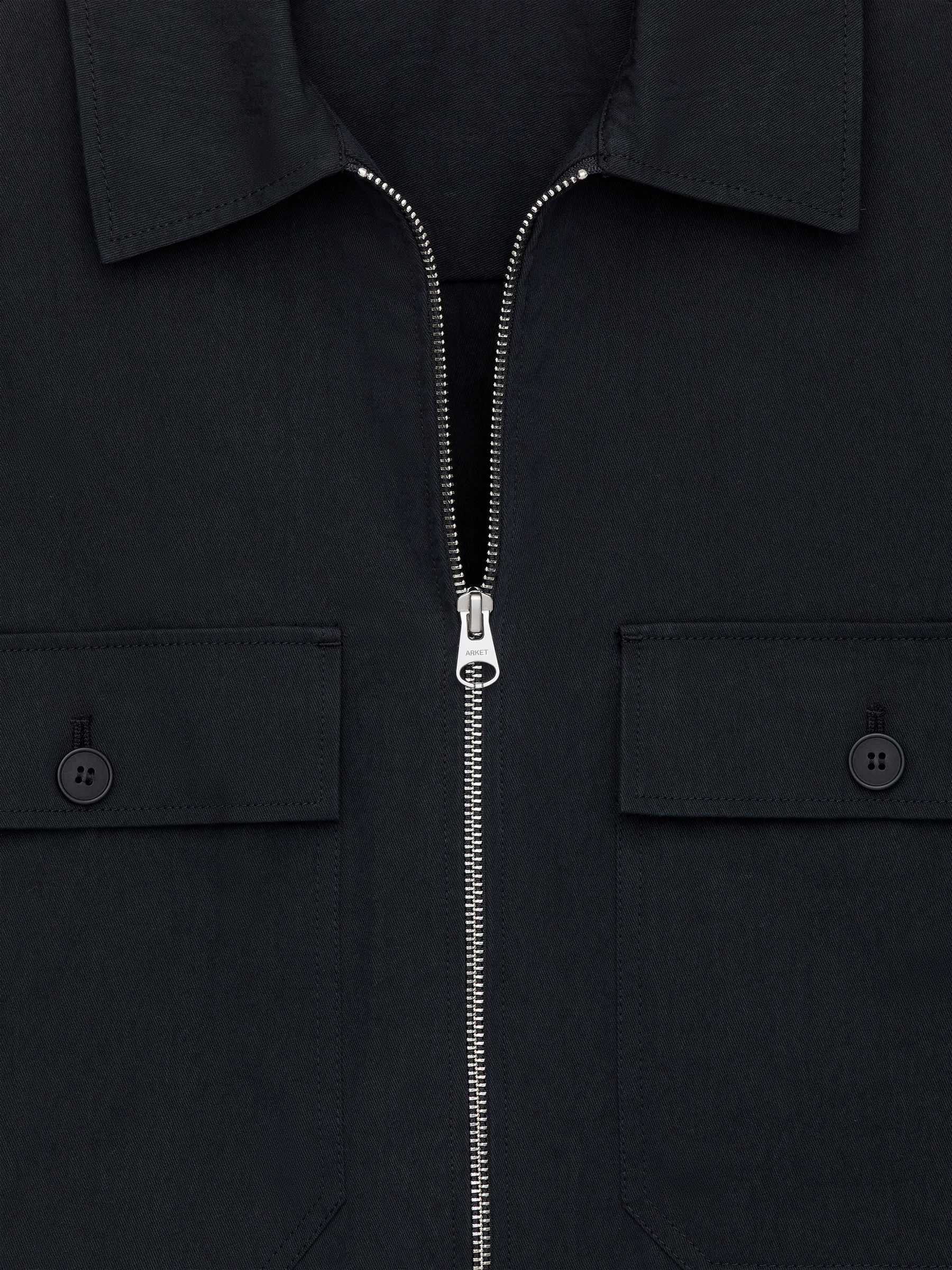 Zip Overshirt - Dark Blue - Regular fit - Men - StillMedia/DescriptiveDetail - 2