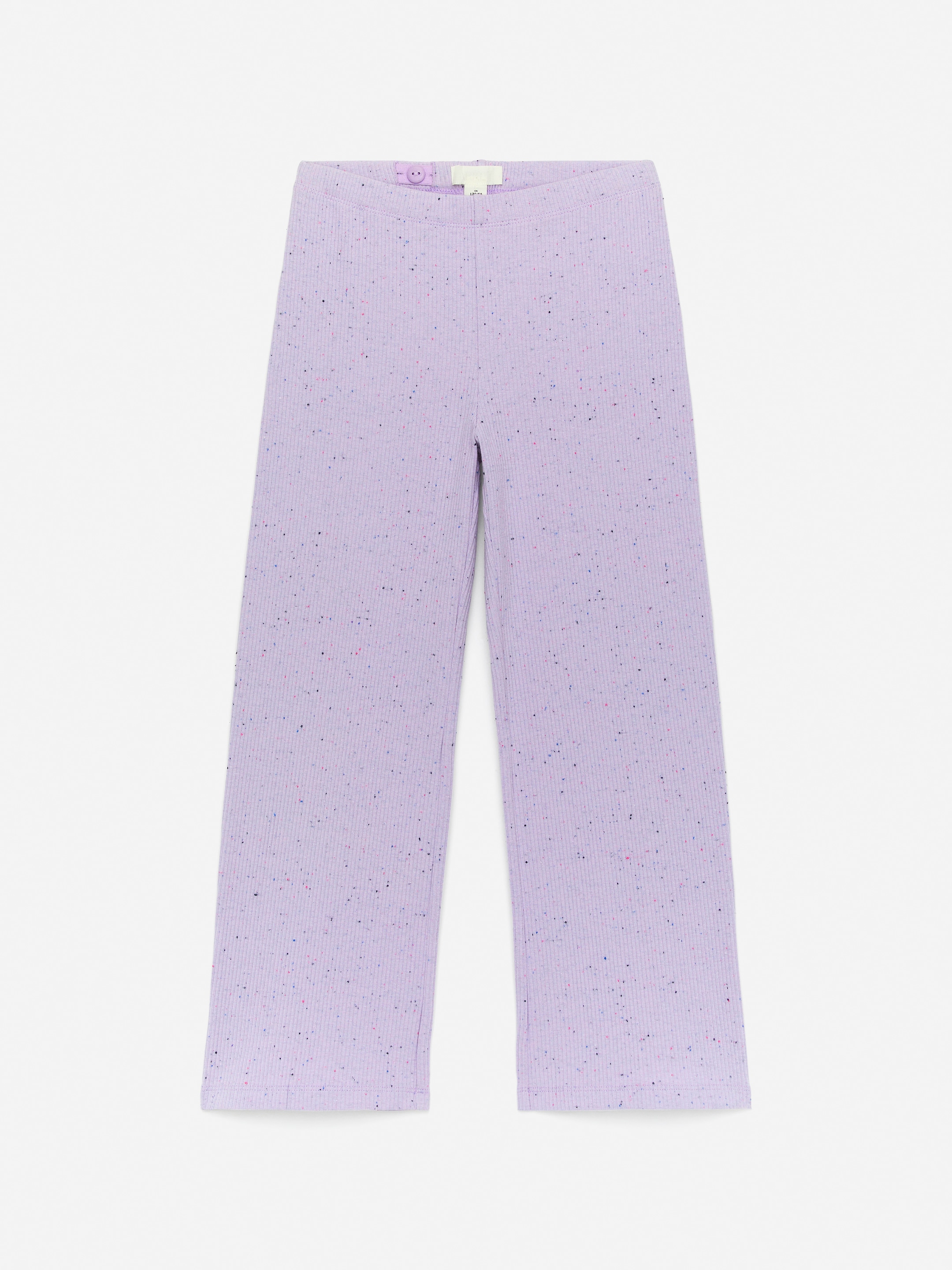 Näytä suurempi kuva: Ribbipuuvillahousut - Liila/nyppy - Kids | H&M FI 1