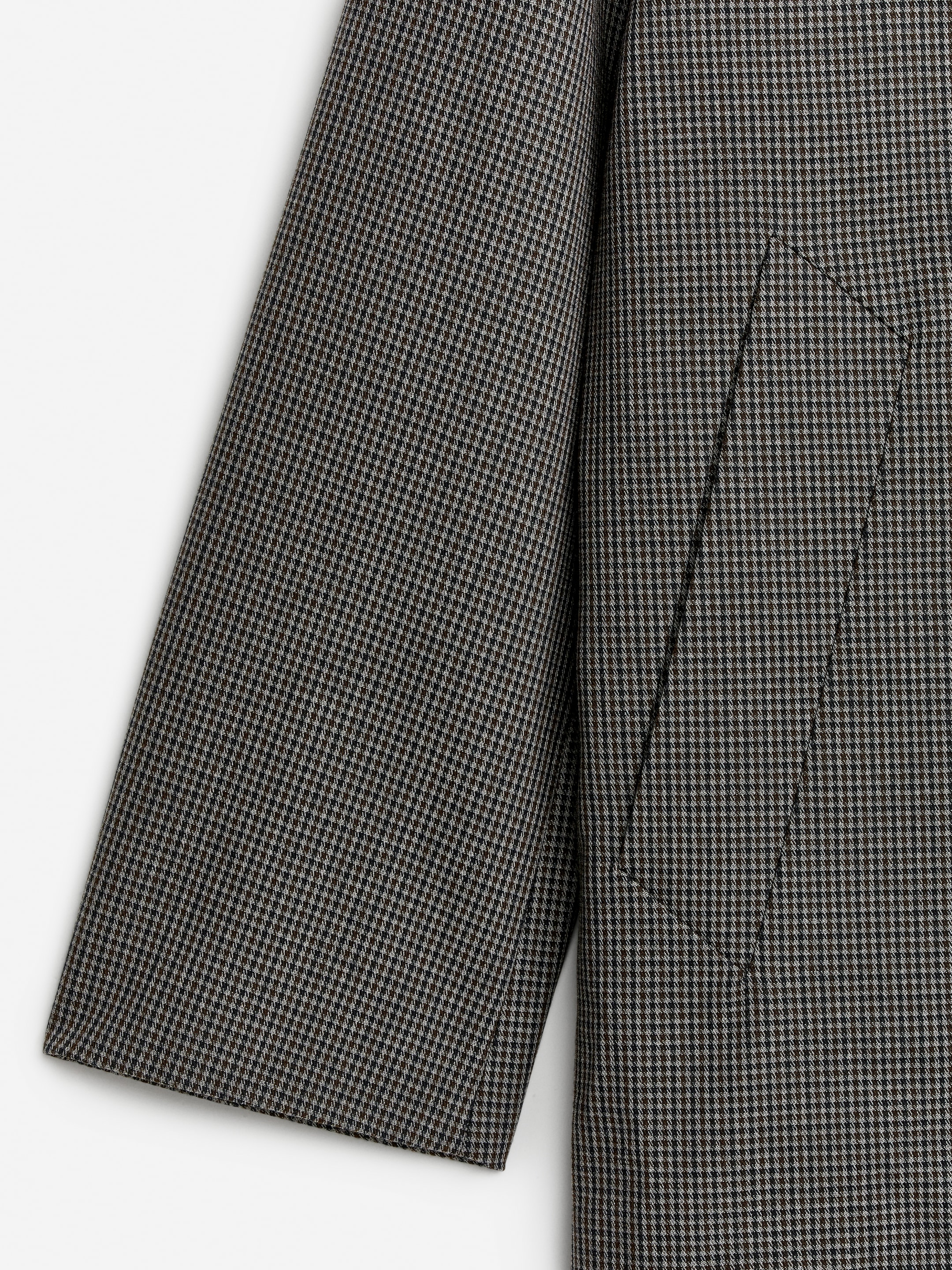 Checkered Car Coat - Grey/Black - Regular fit - Men - StillMedia/DescriptiveDetail - 1