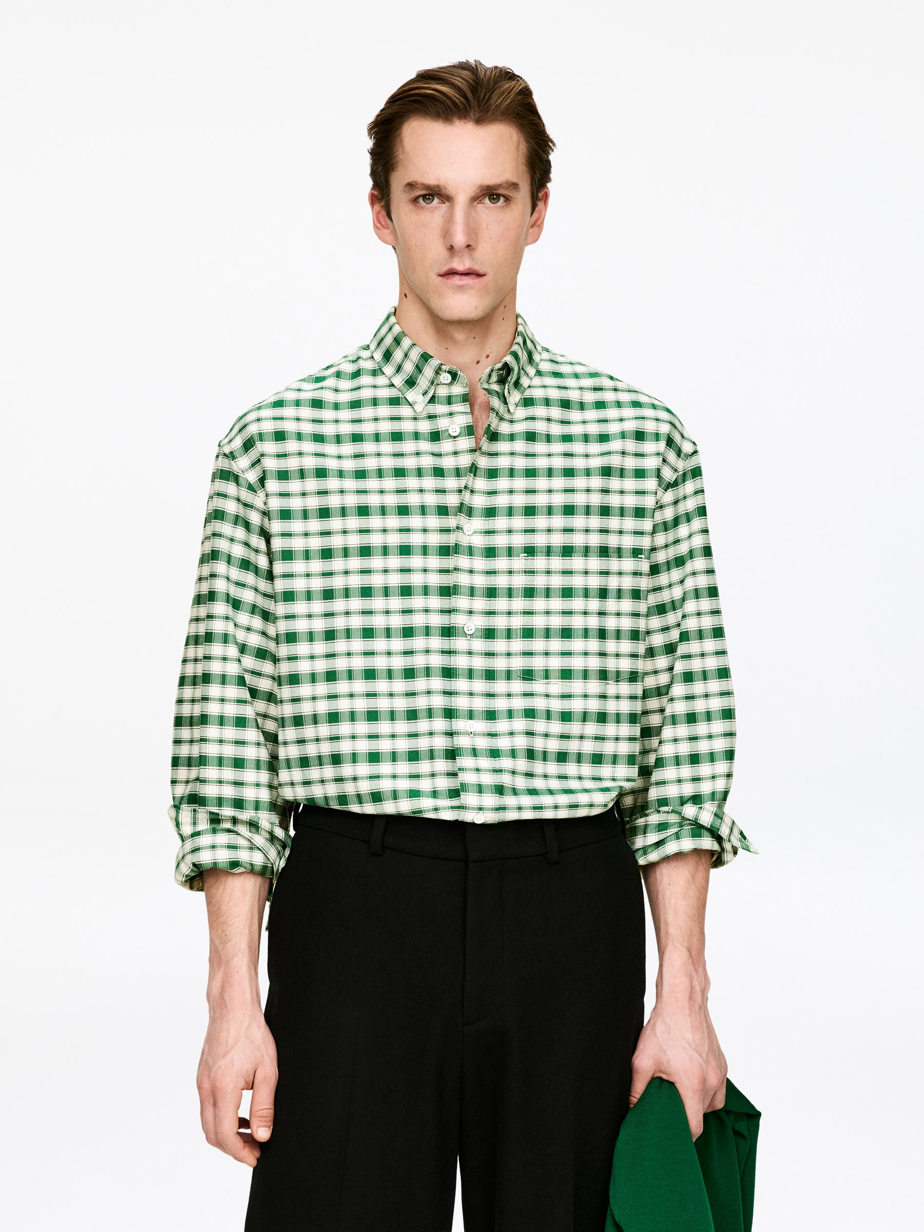 Oversized Oxford Shirt-#345940-17651