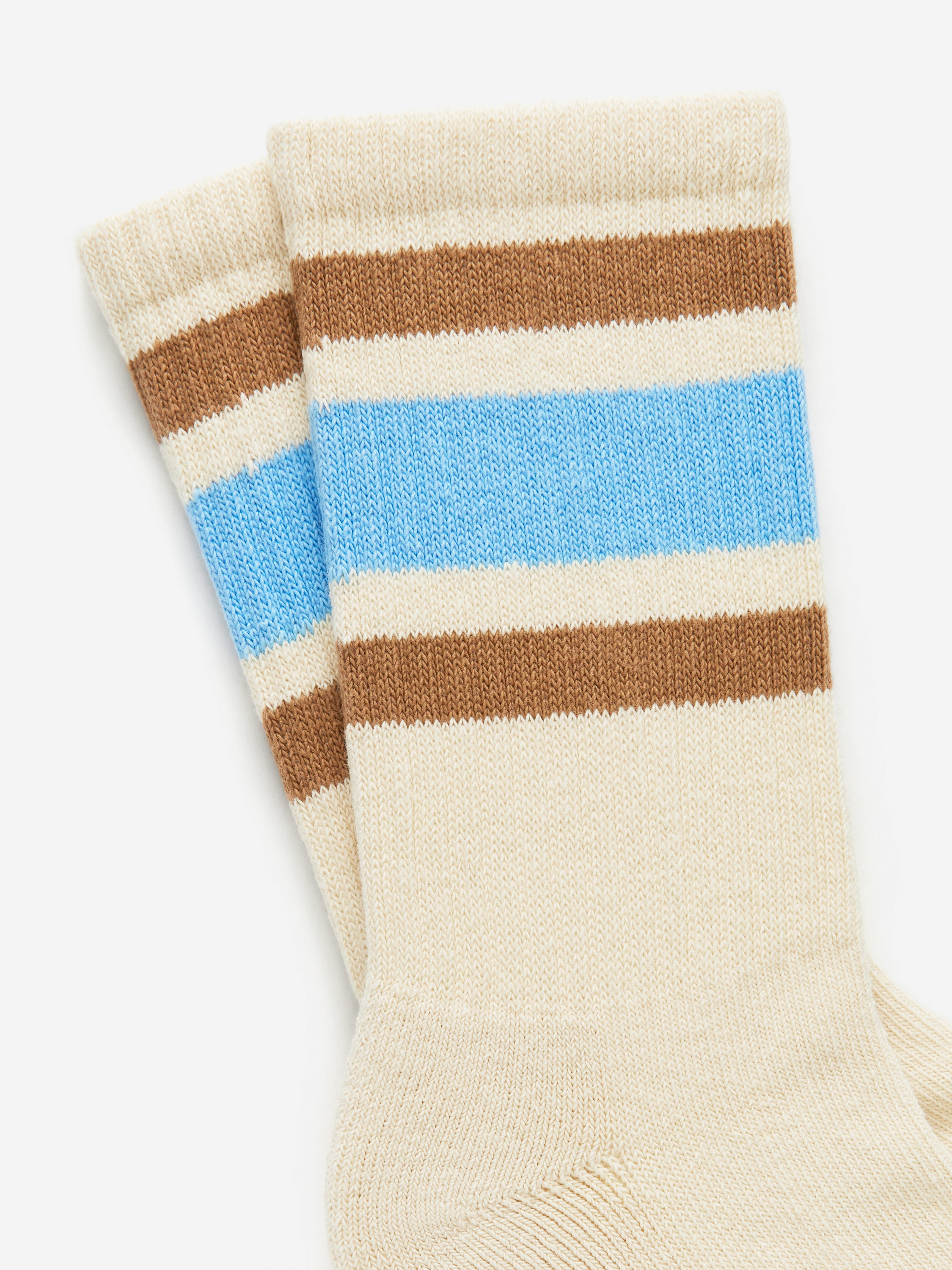 Sporty Cotton Socks - Light Beige/Multi Colour - Women - StillMedia/DescriptiveDetail - 2