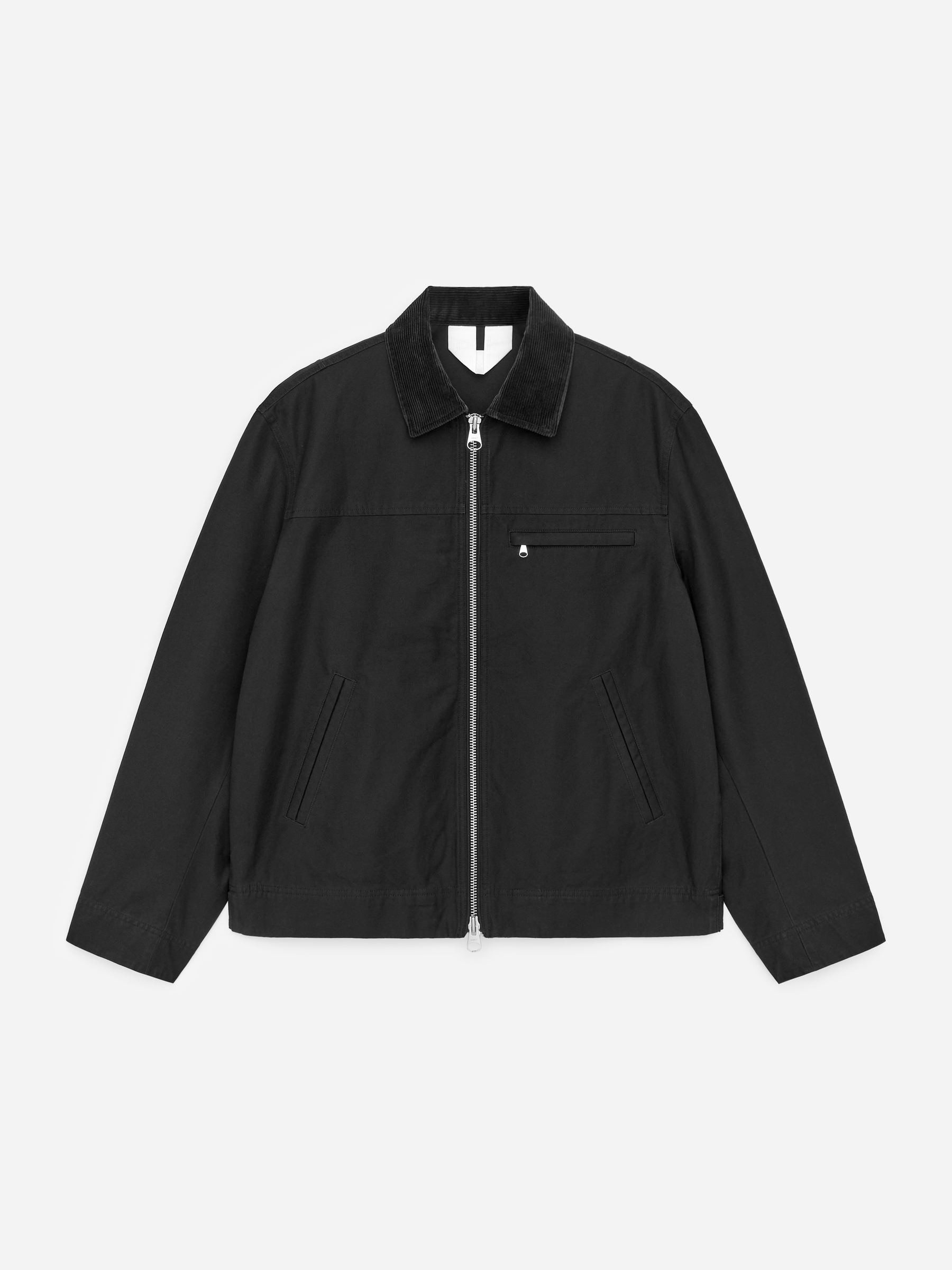 Jacka i bomullscanvas - Svart - Relaxed fit - Men - StillMedia/DescriptiveStillLife - 1