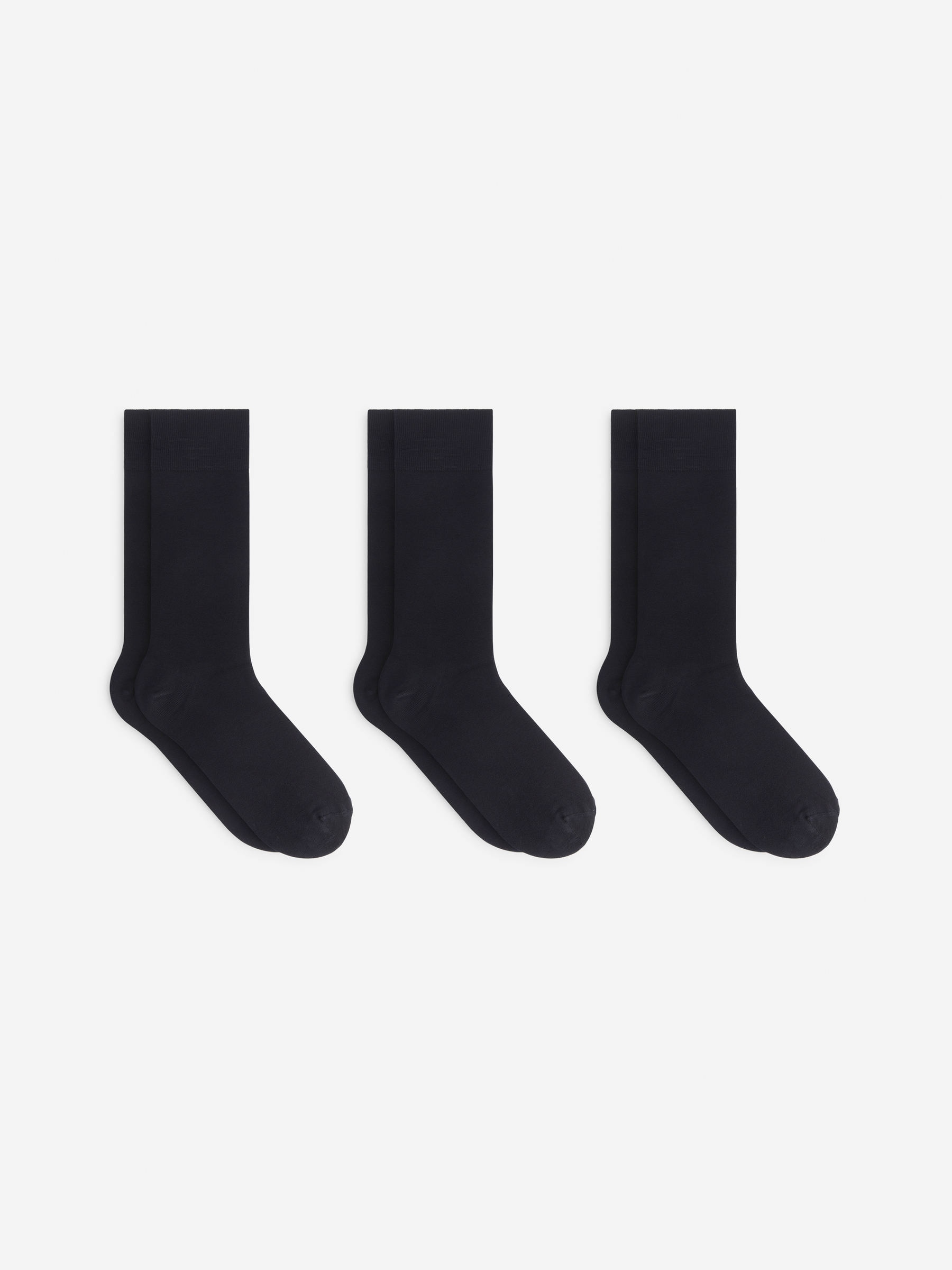 Plain Socks Set of 3 - Blue - Men - StillMedia/DescriptiveStillLife - 3