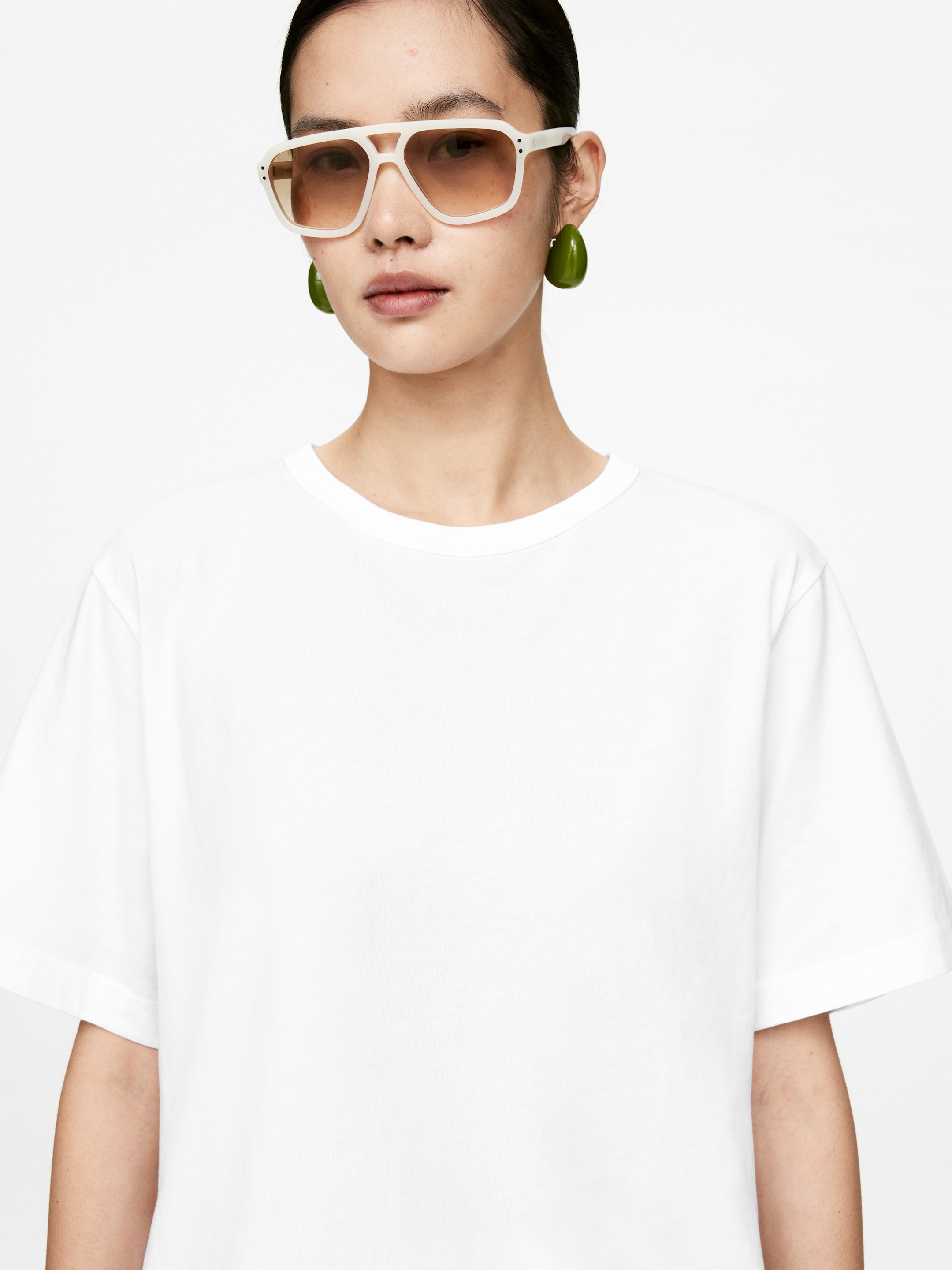 Grösseres Bild ansehen: Oversized-T-Shirt - Weiß - DAMEN | H&M CH 2