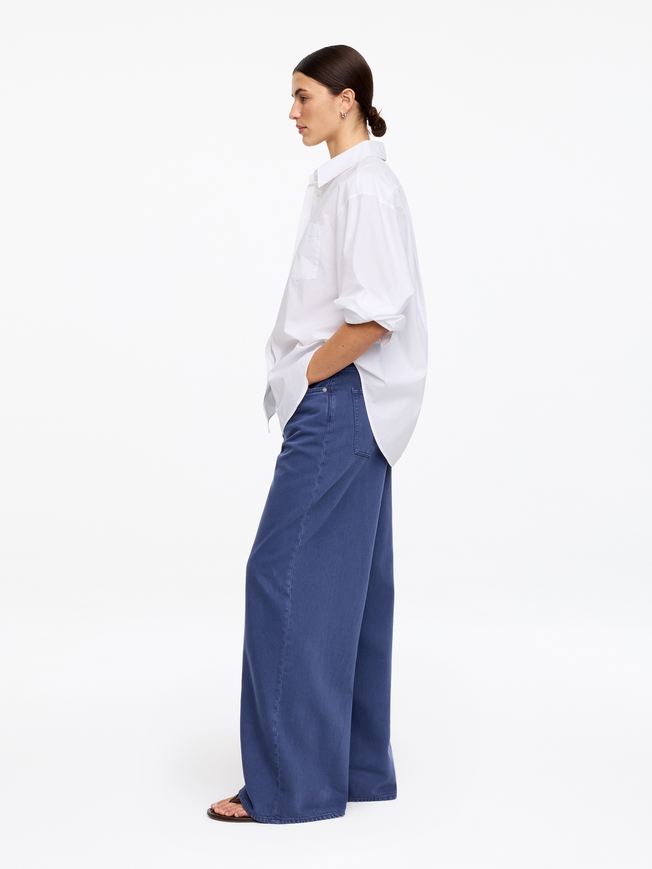 CEDAR Oversized Wide Jeans - Blue - Oversized - Women - StillMedia/Lookbook - 5
