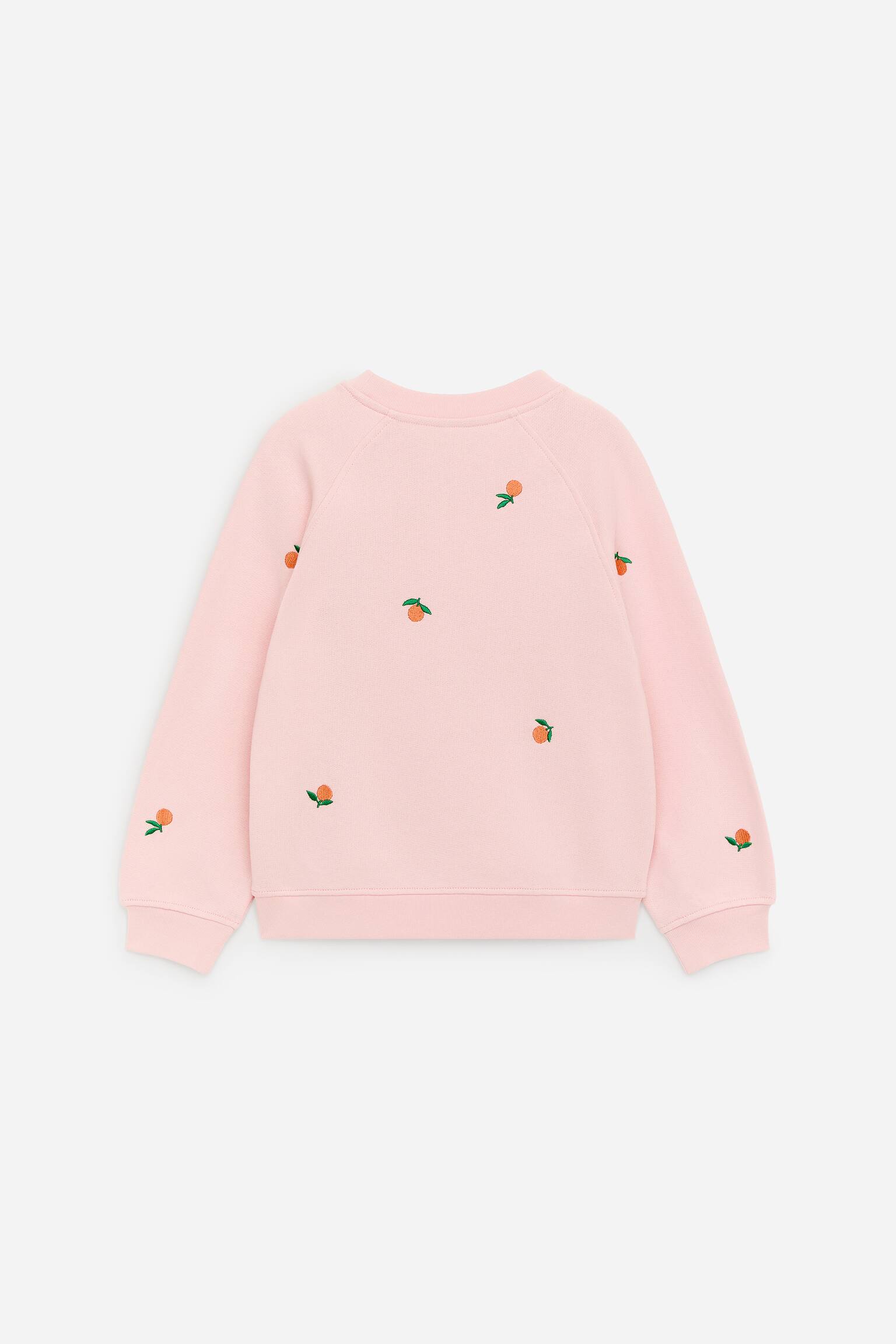 Sweatshirt med brodyr - Rosa/orange - 3