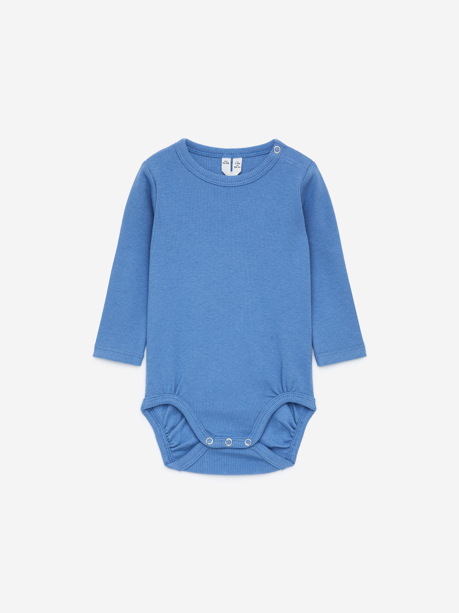 Gerippter Langarmbody - Mittelblau - Kinder - StillMedia/DescriptiveStillLife - 3