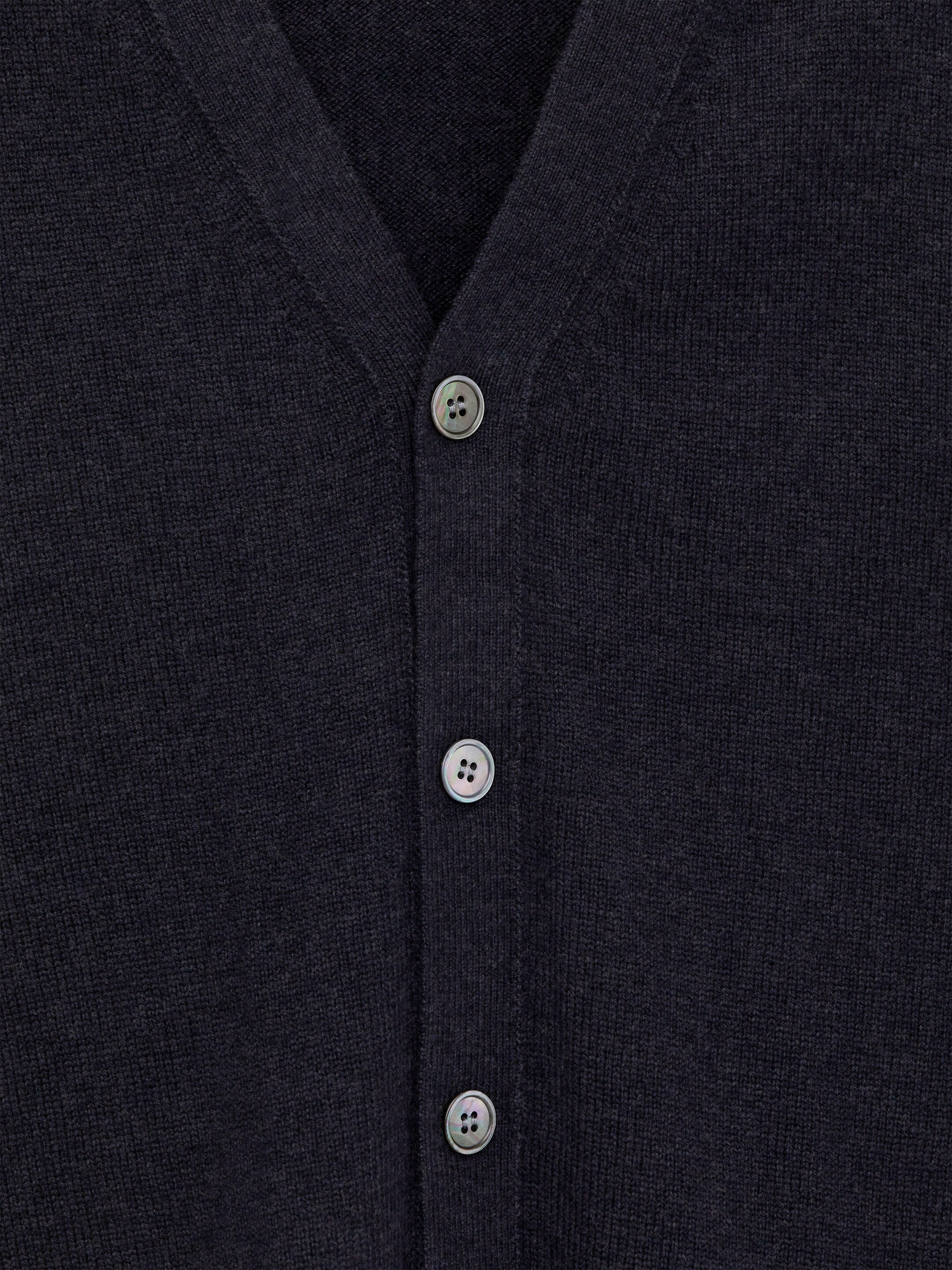 Agrandir l'image: Cardigan à col V en laine d'agneau - Bleu foncé - HOMME | H&M FR 6