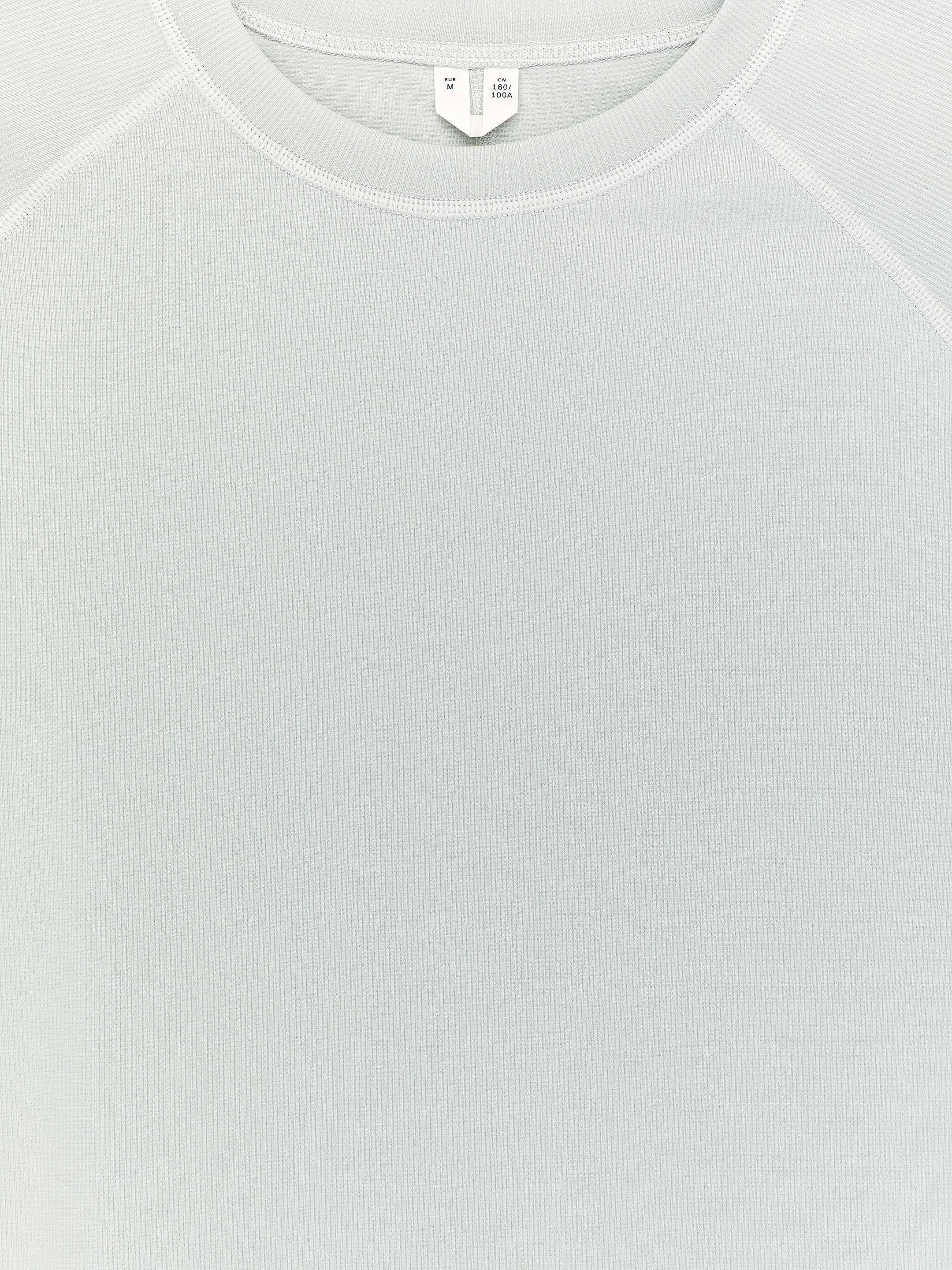 Haut à manches longues ARKET ACTIVE - Vert sauge clair - Regular fit - Homme - StillMedia/DescriptiveDetail - 2