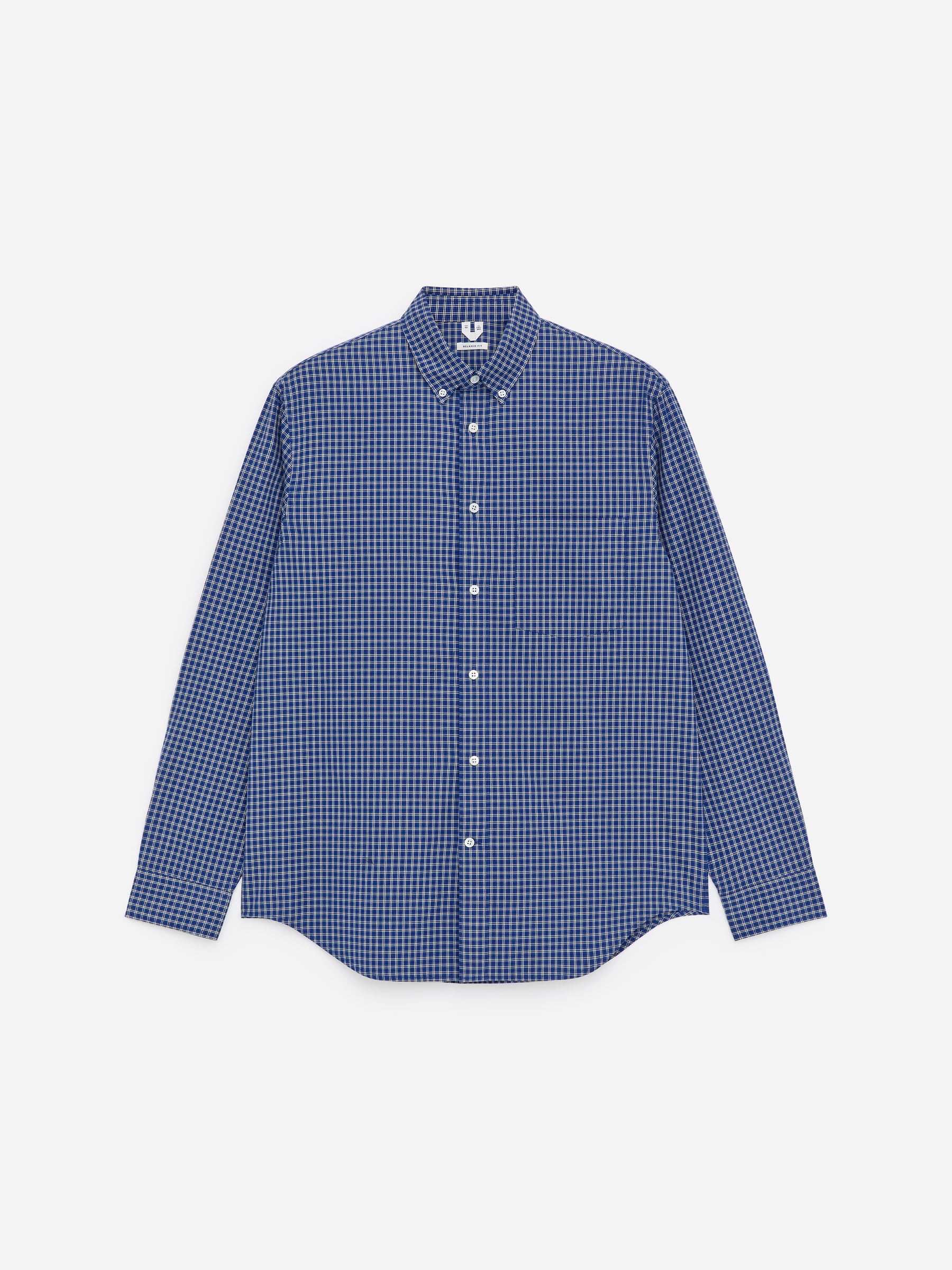 Relaxed Pinpoint Shirt - Blue - Relaxed fit - Men - StillMedia/DescriptiveStillLife - 1