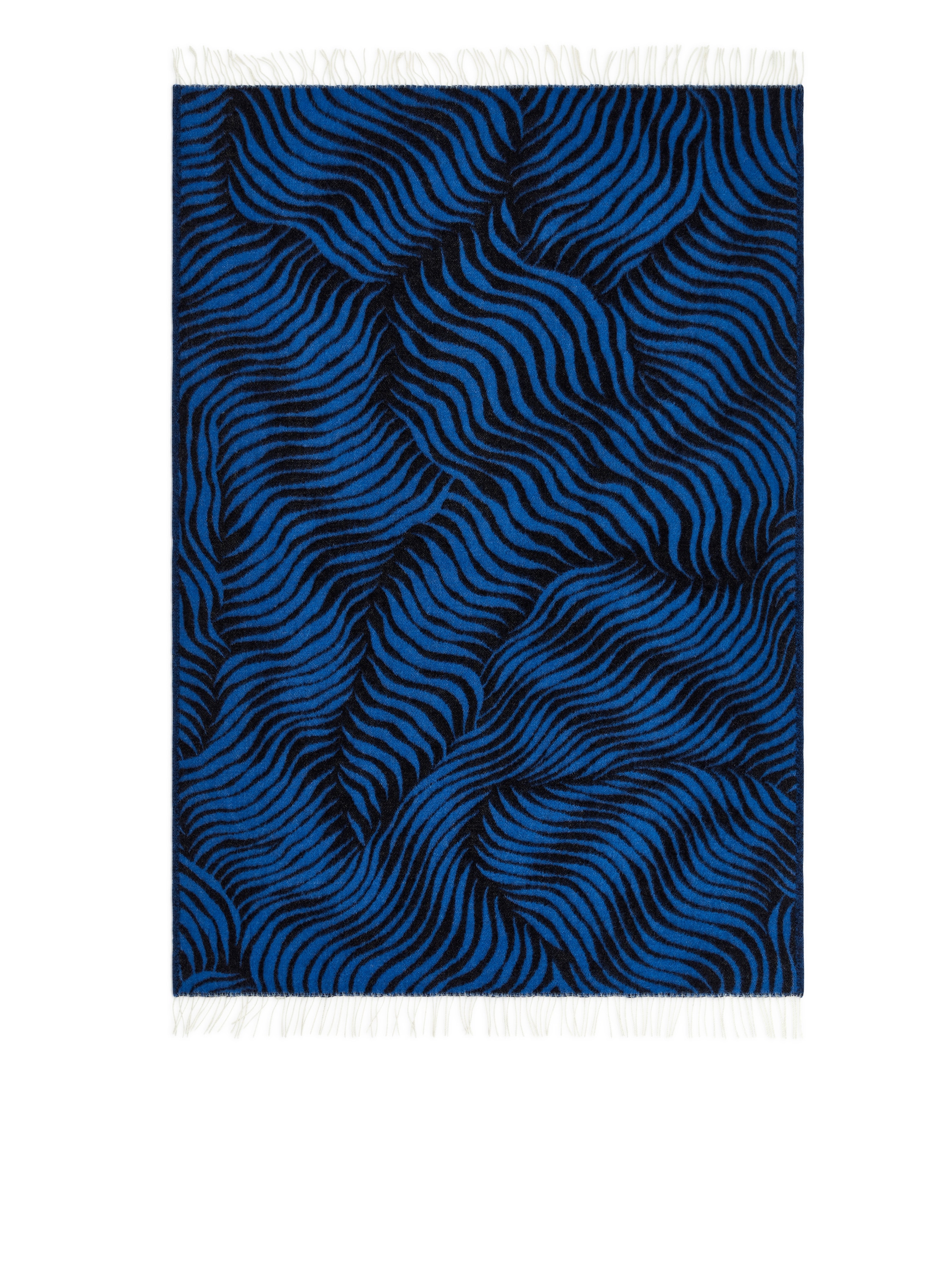 ARKET Klippan Blanket 青 Klippan Wool Blanket – Blue/White – Homeware – ARKET EU