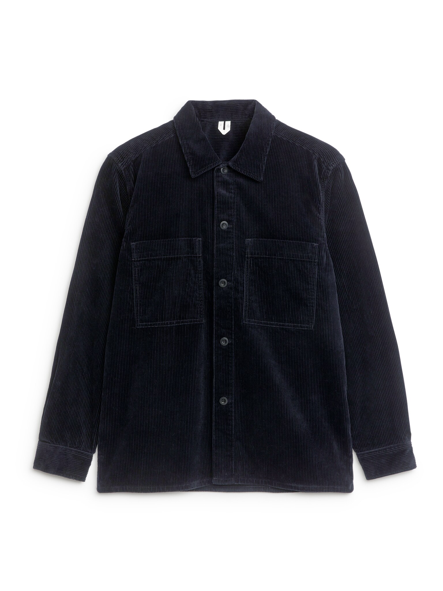 Sobrecamisa de pana - Azul oscuro/Verde caqui