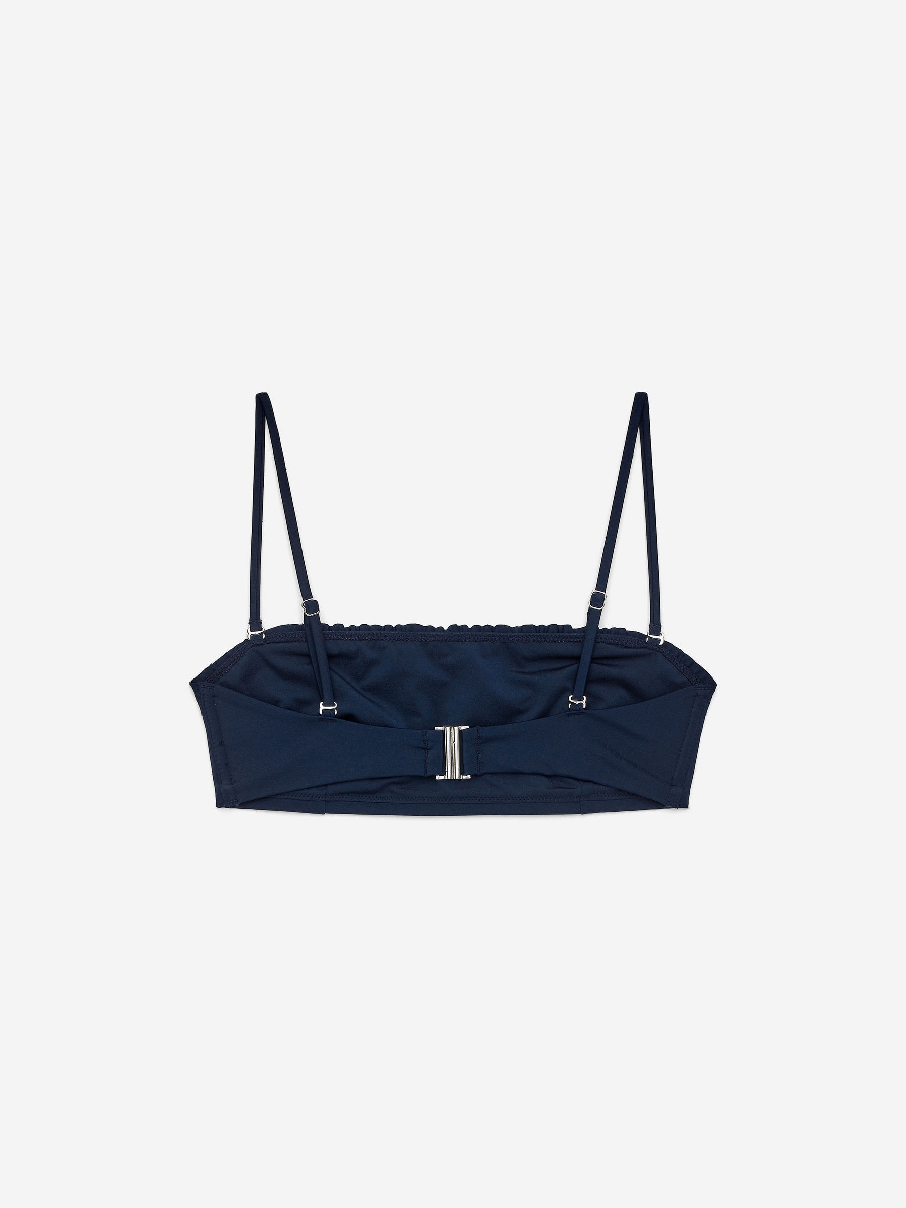 Frill Bikini Top - Dark Blue - Women - StillMedia/DescriptiveStillLife - 2