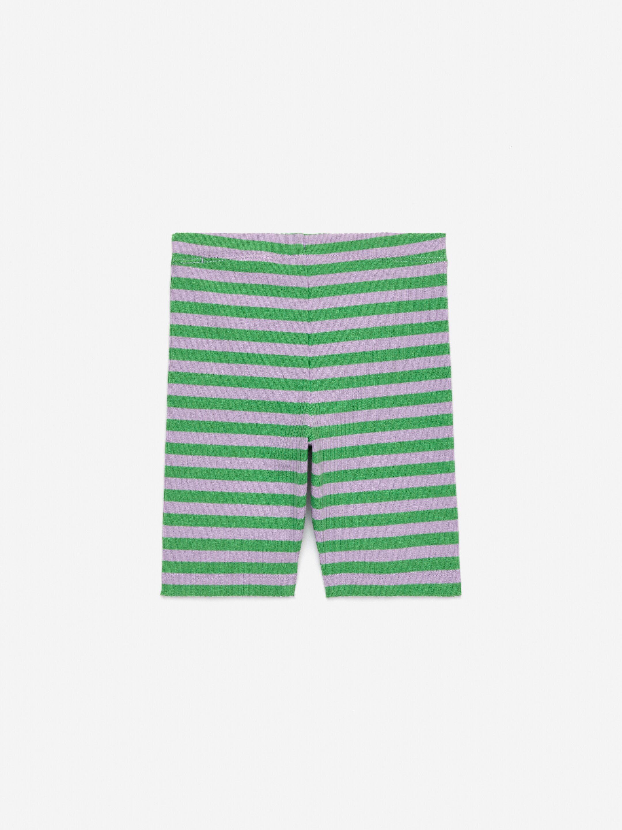 Gerippte Radlerhose aus Jersey - Flieder/Grün - Slim Fit - Kinder - StillMedia/DescriptiveStillLife - 2