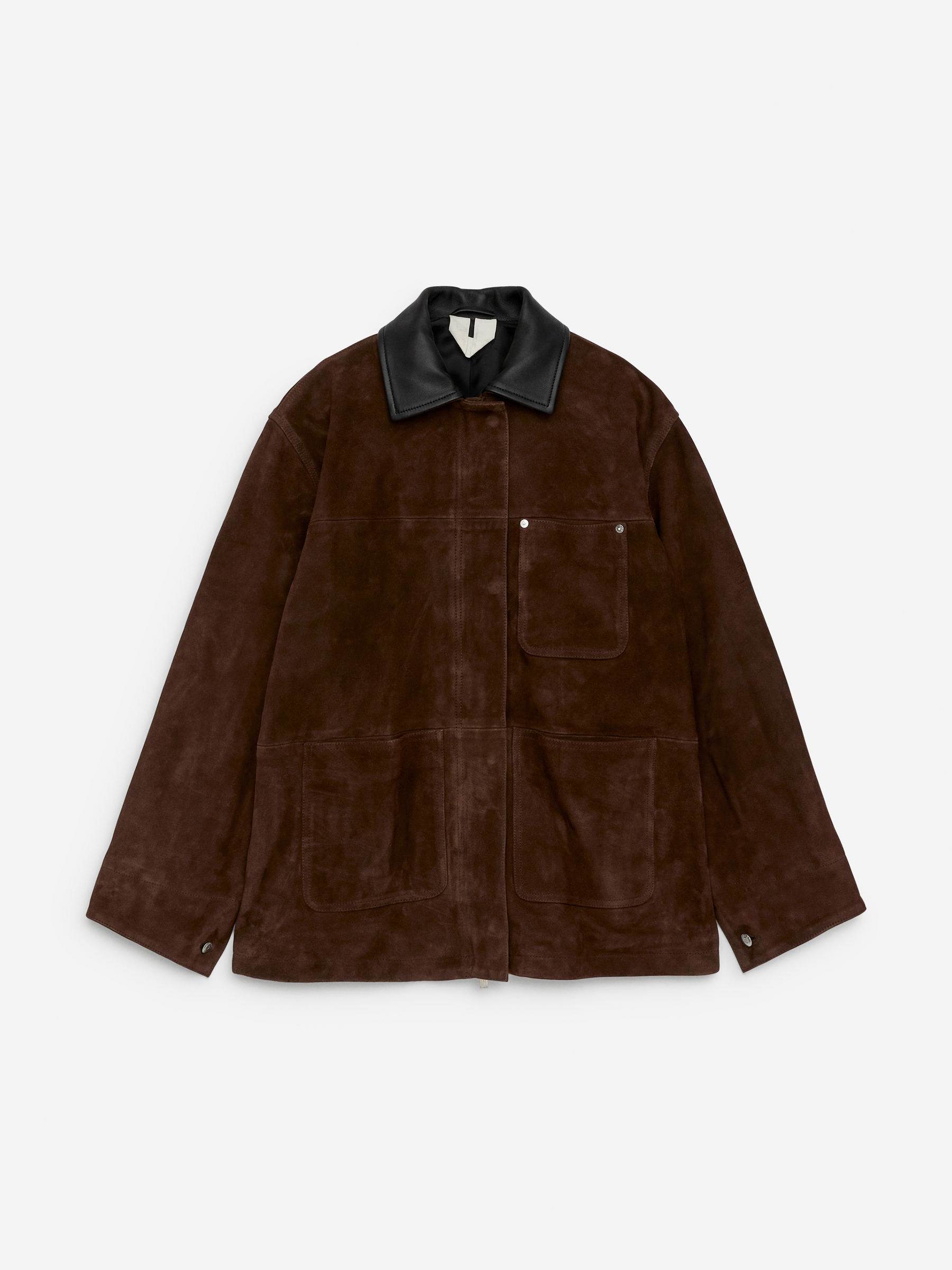 Suede Jacket-#443B33-16821