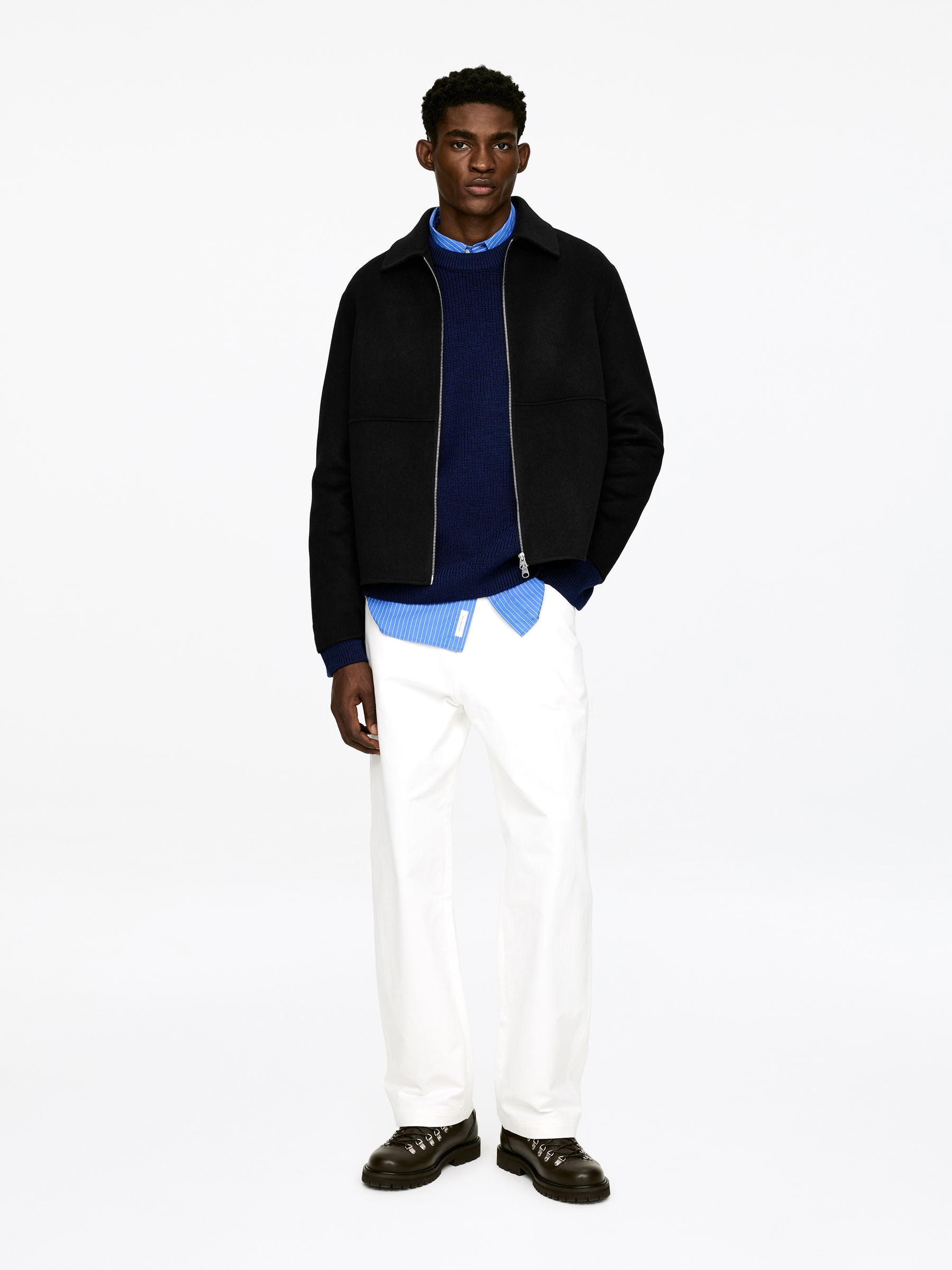 Wool Doublé Jacket-#272627-17632