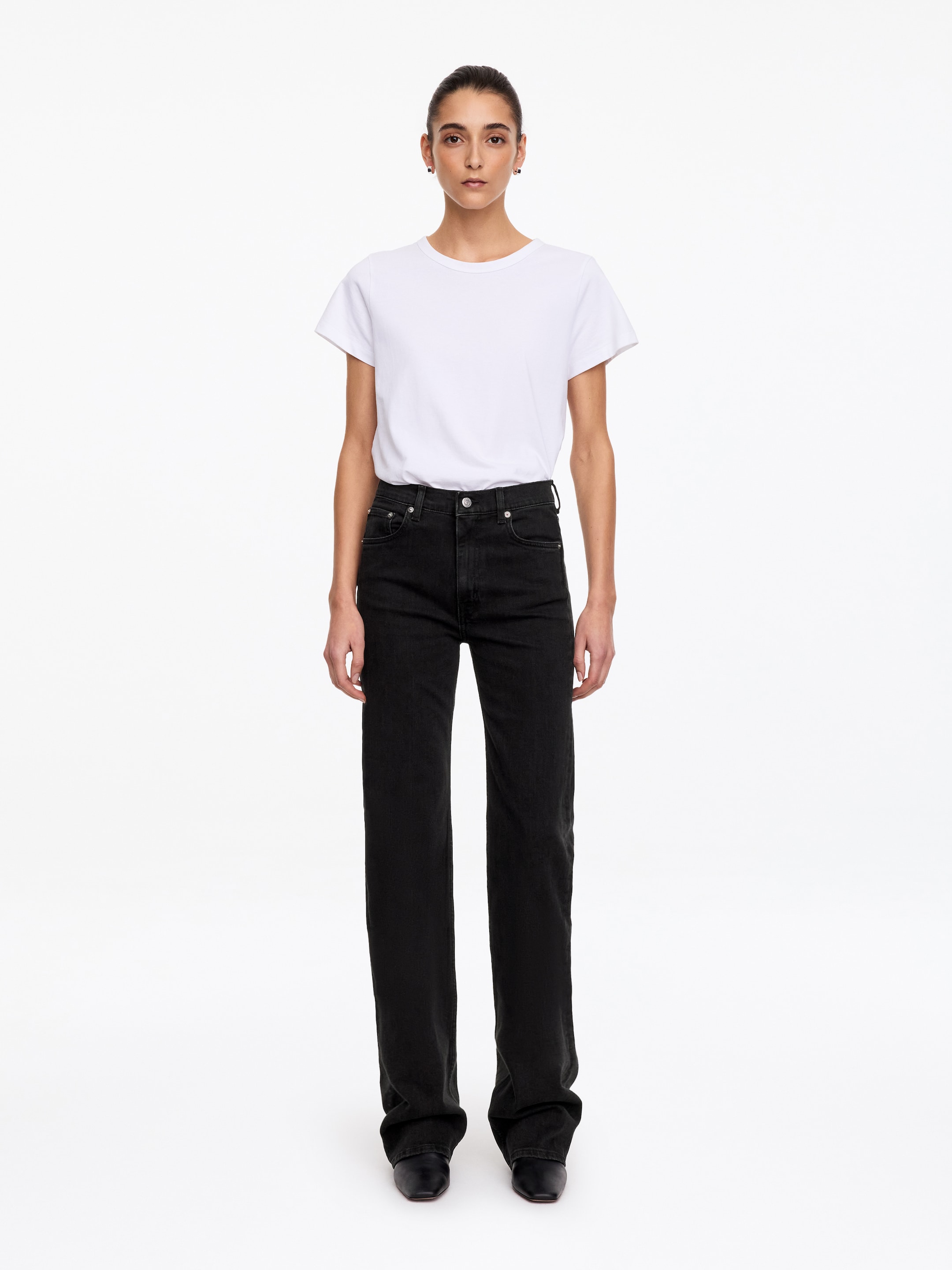 LINDEN Bootcut Jeans-Black-21056