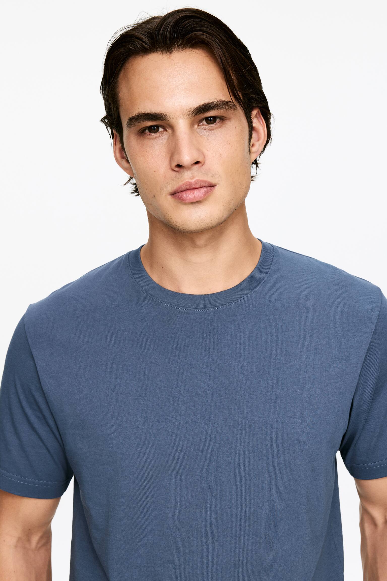 170 GSM Regular T-Shirt - Dusty Blue/Mole/Black/Dark Blue/White - 3