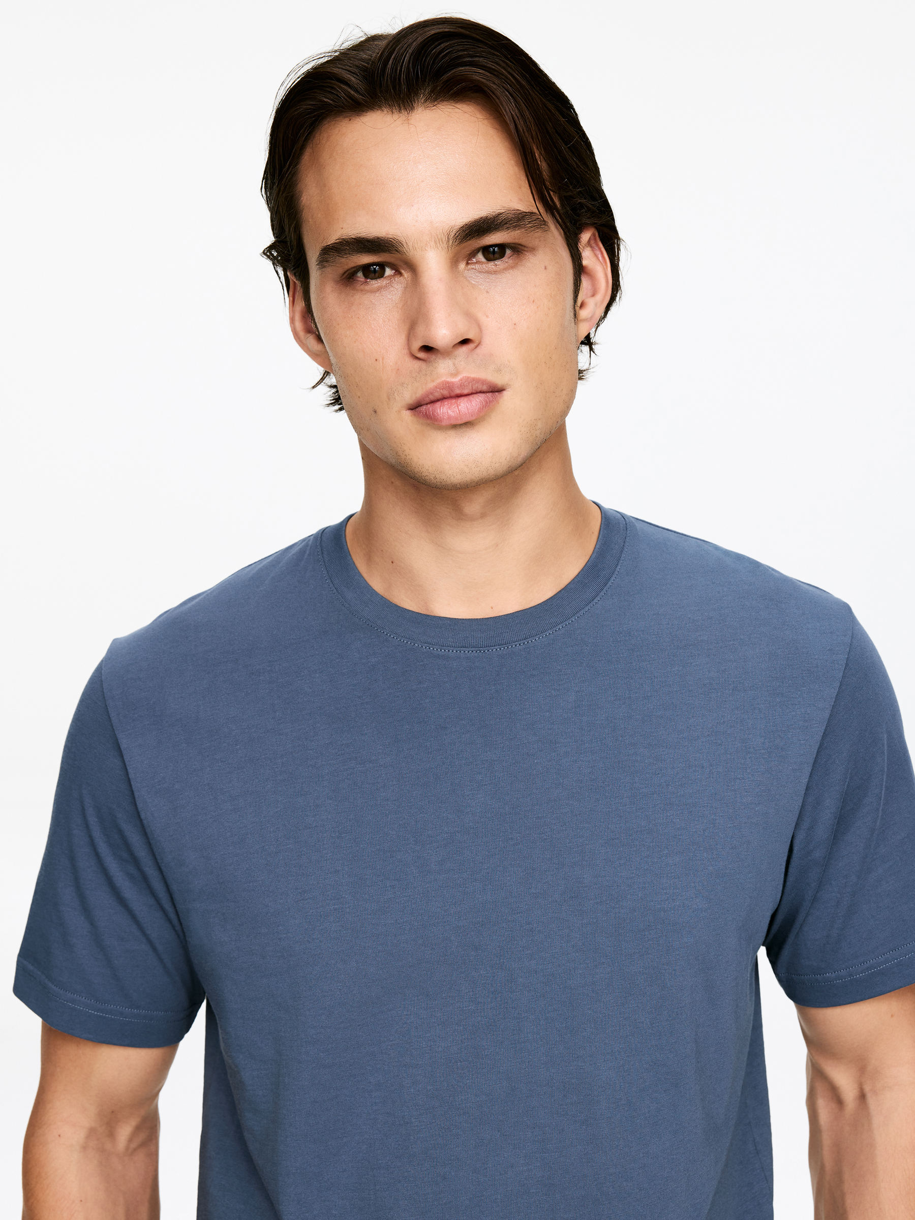 170 GSM Regular T-Shirt - Dusty Blue - Regular fit - Men - StillMedia/Lookbook - 4