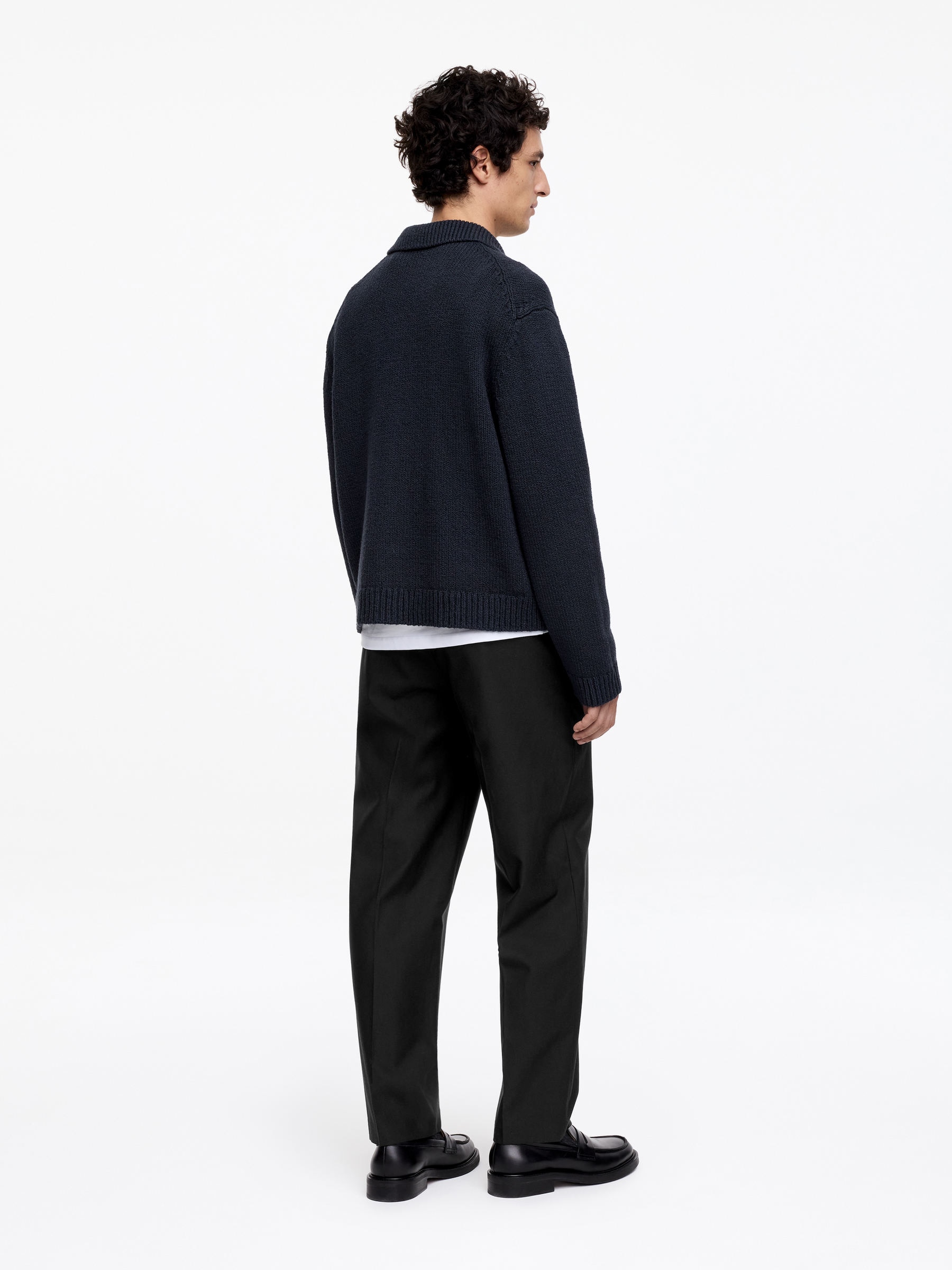 Pantalon en laine mélangée - Noir - Relaxed fit - Femme - StillMedia/Lookbook - 5