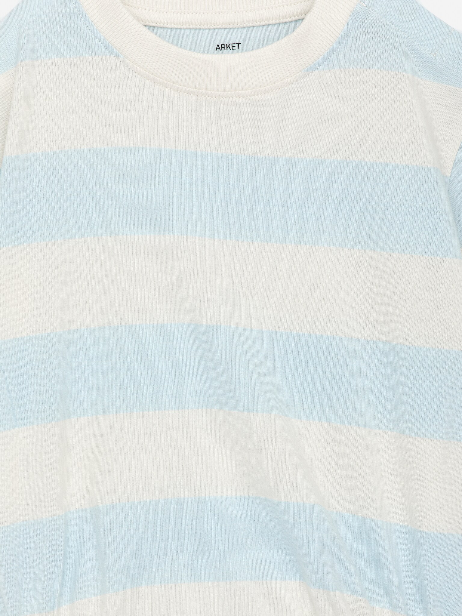 Mono de punto de manga corta - Azul claro/blanco roto - 3