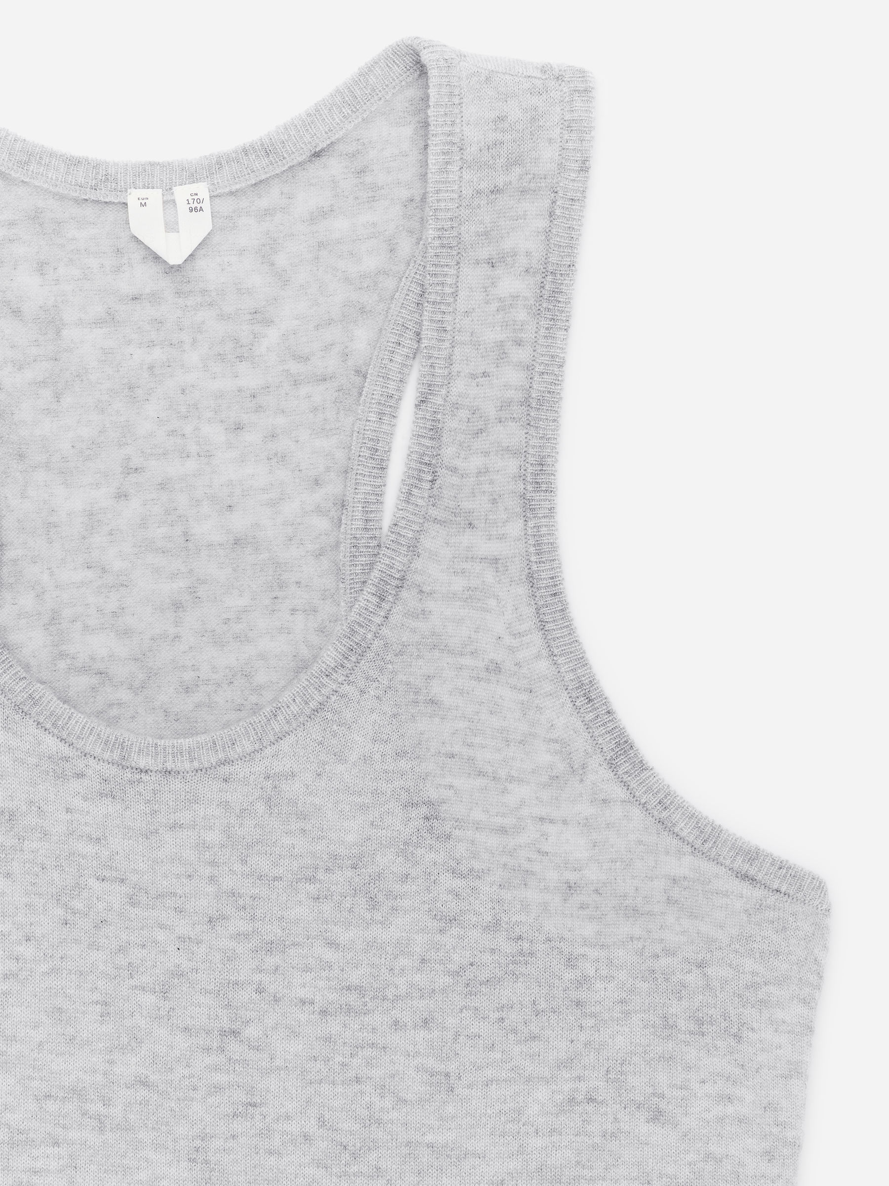 Pure Cashmere Tank Top - Light Grey - Regular fit - Women - StillMedia/DescriptiveStillLife - 2