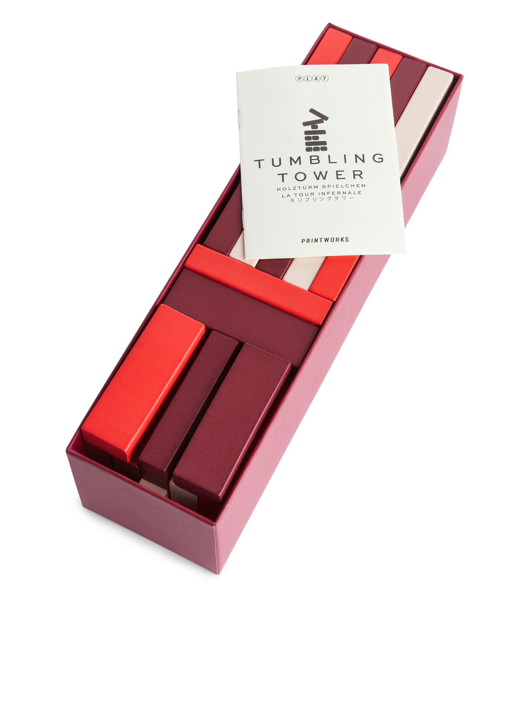 Taumelturm von PRINTWORKS - Rot - Haushaltswaren - StillMedia/DescriptiveDetail - 1