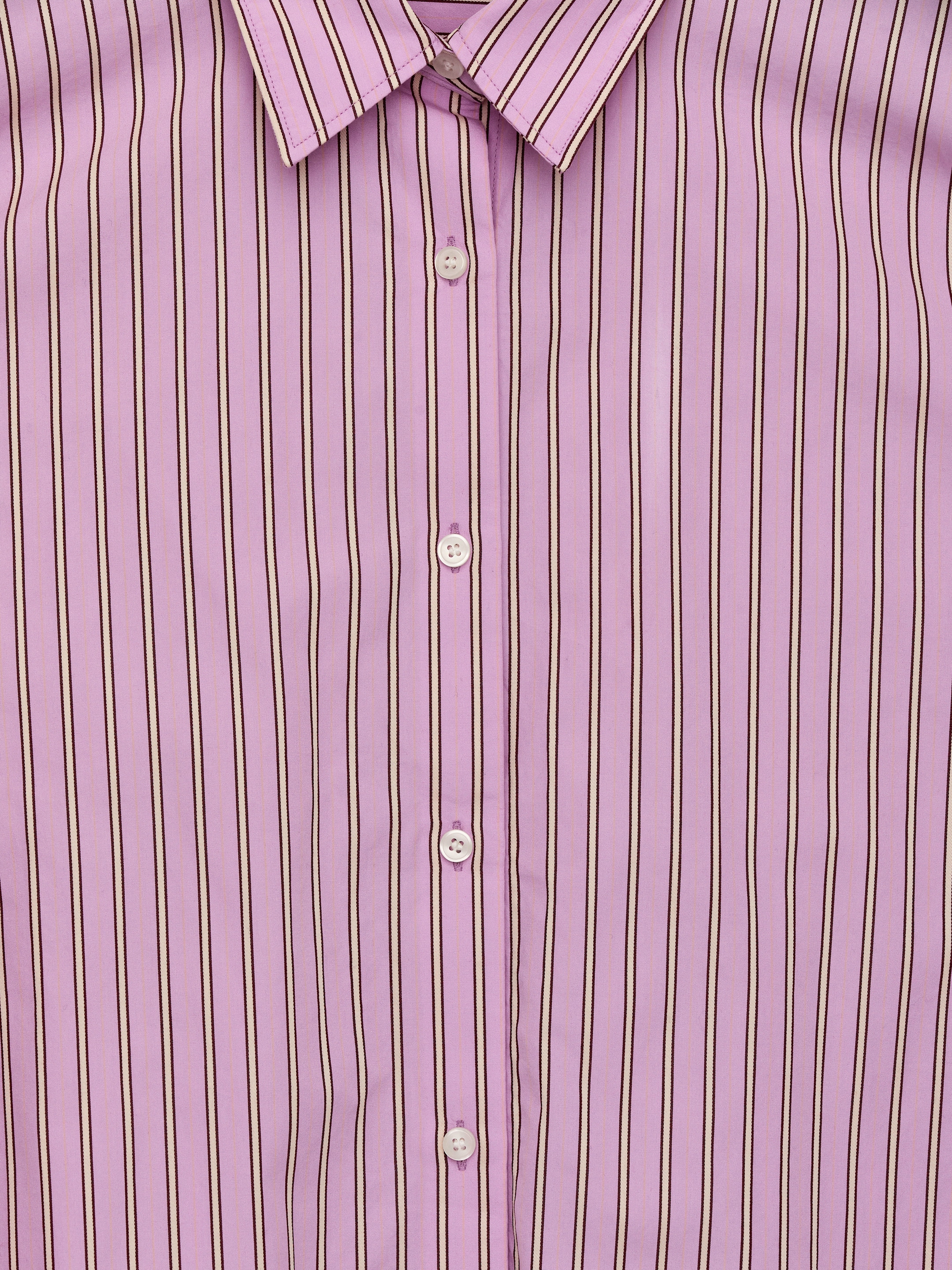 Relaxed Poplin Shirt - Pink - Loose fit - Women - StillMedia/DescriptiveDetail - 2
