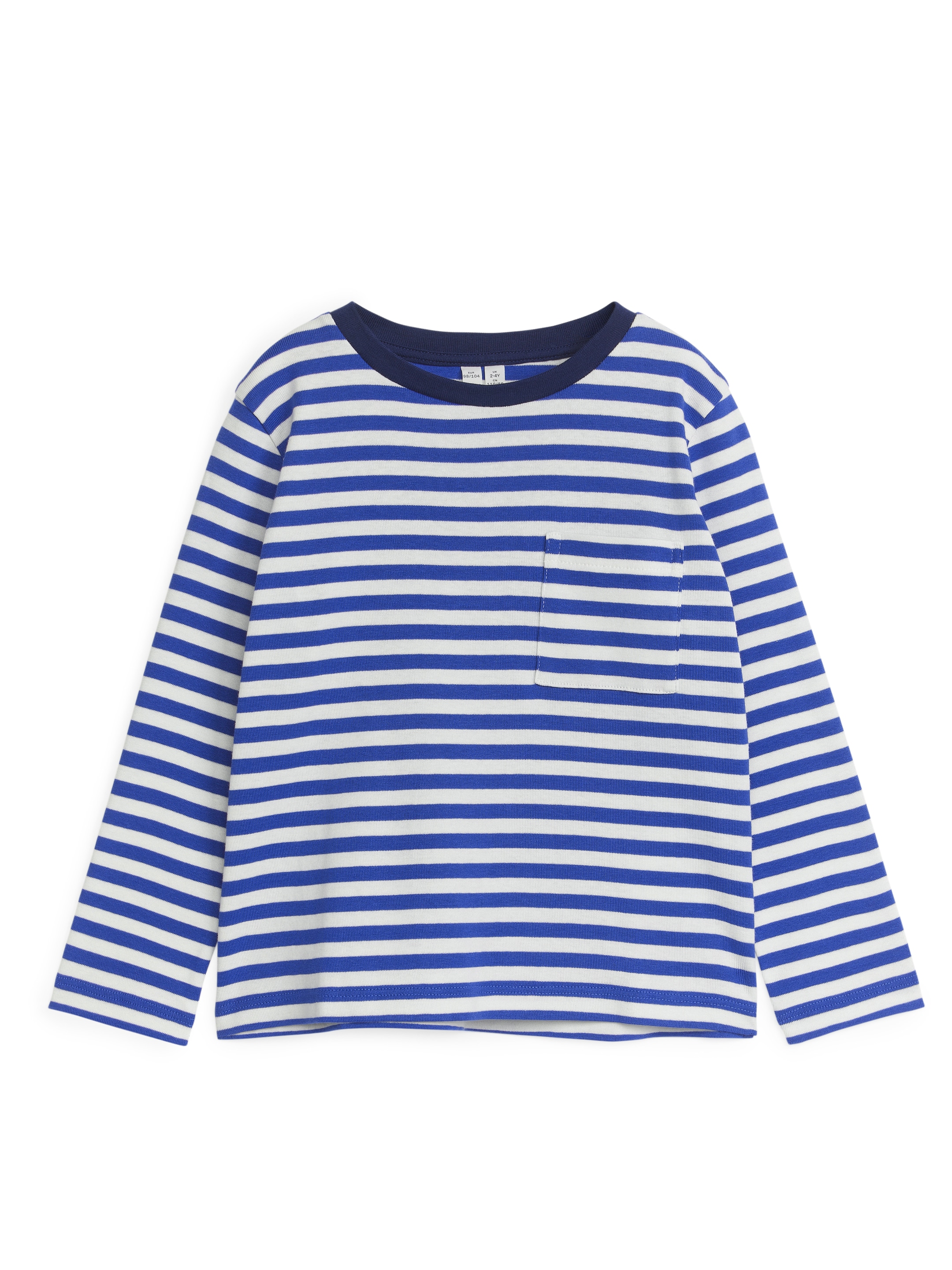 Langarm-T-Shirt - Blau/Weiß - Regular Fit - Kinder - StillMedia/DescriptiveStillLife - 3
